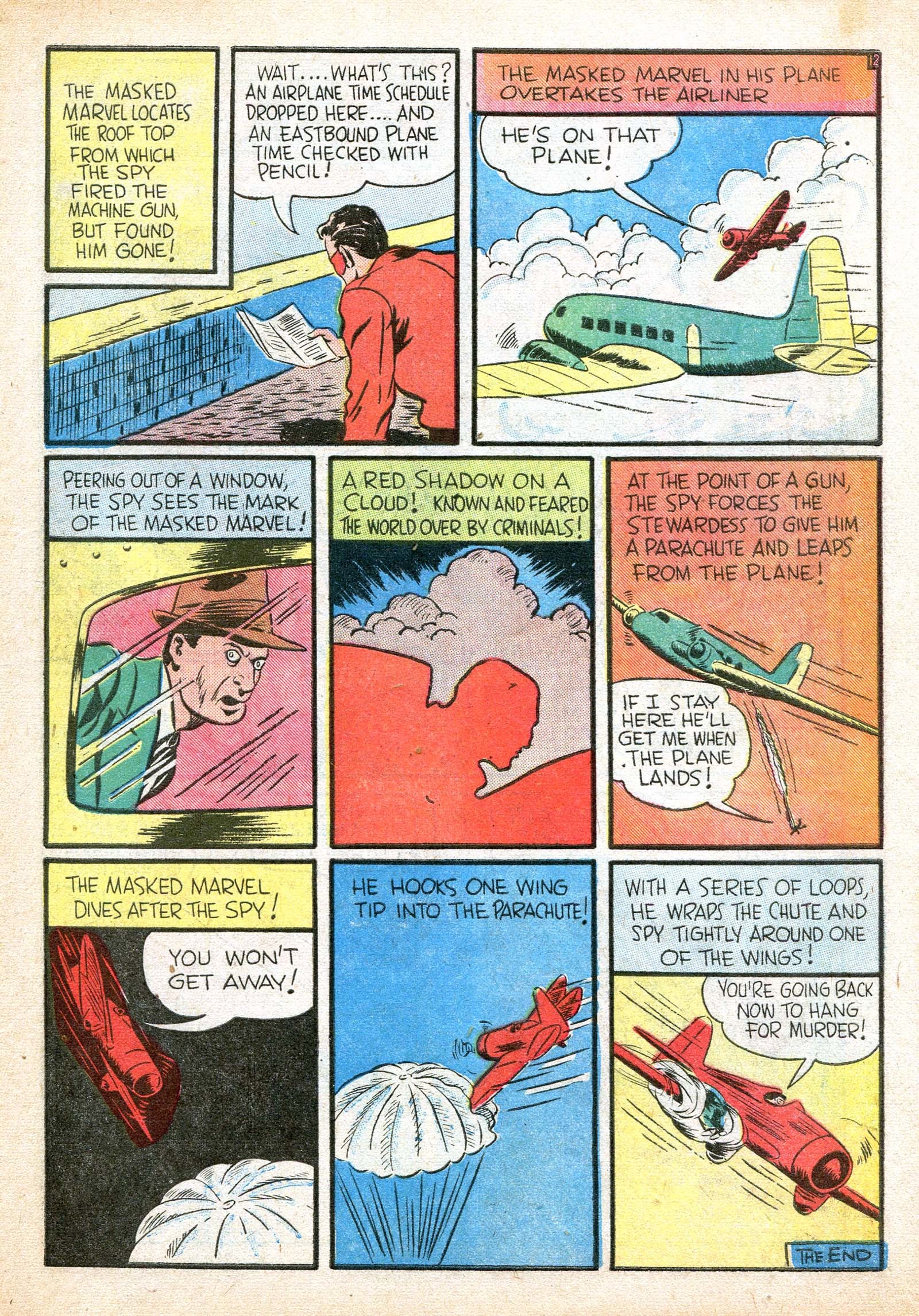 Read online Masked Marvel comic -  Issue #3 - 45