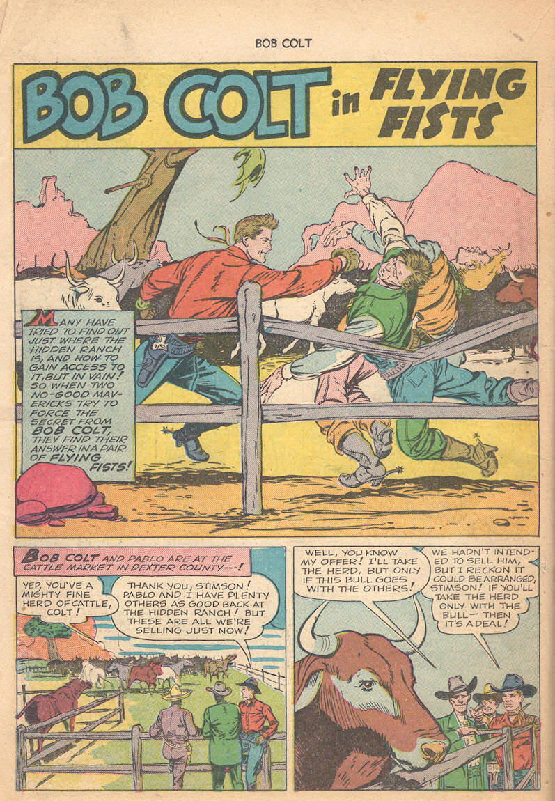 Read online Bob Colt Western comic -  Issue #1 - 18
