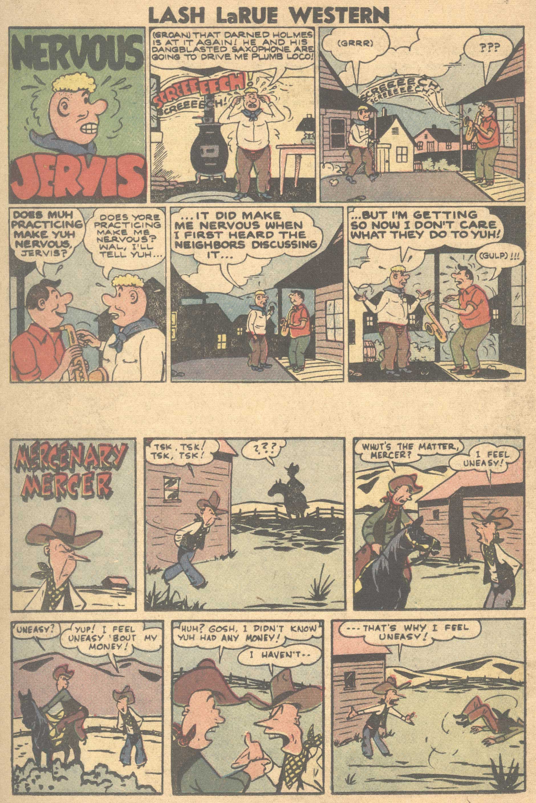 Read online Lash Larue Western (1949) comic -  Issue #66 - 19