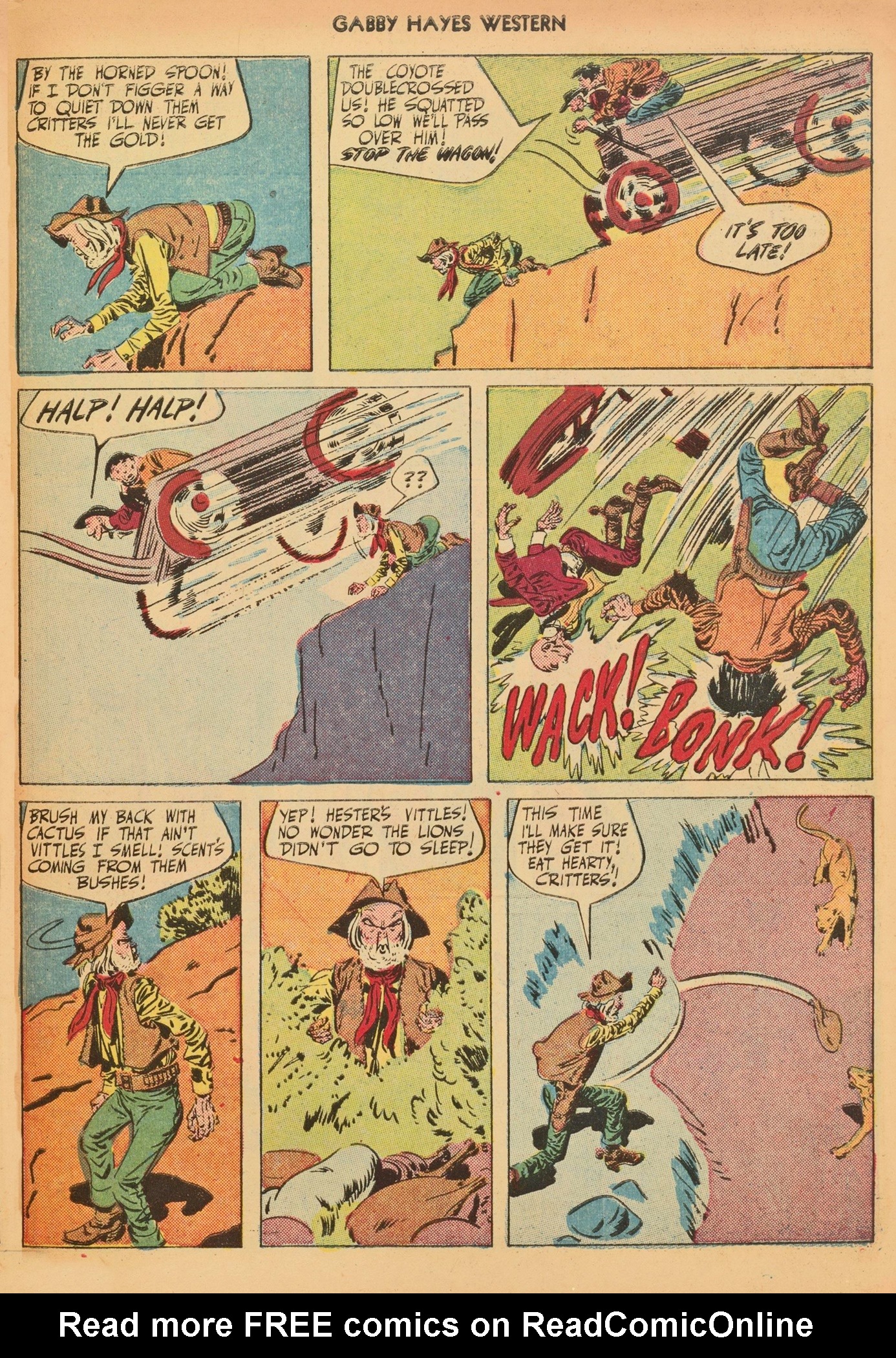 Read online Gabby Hayes Western comic -  Issue #27 - 31
