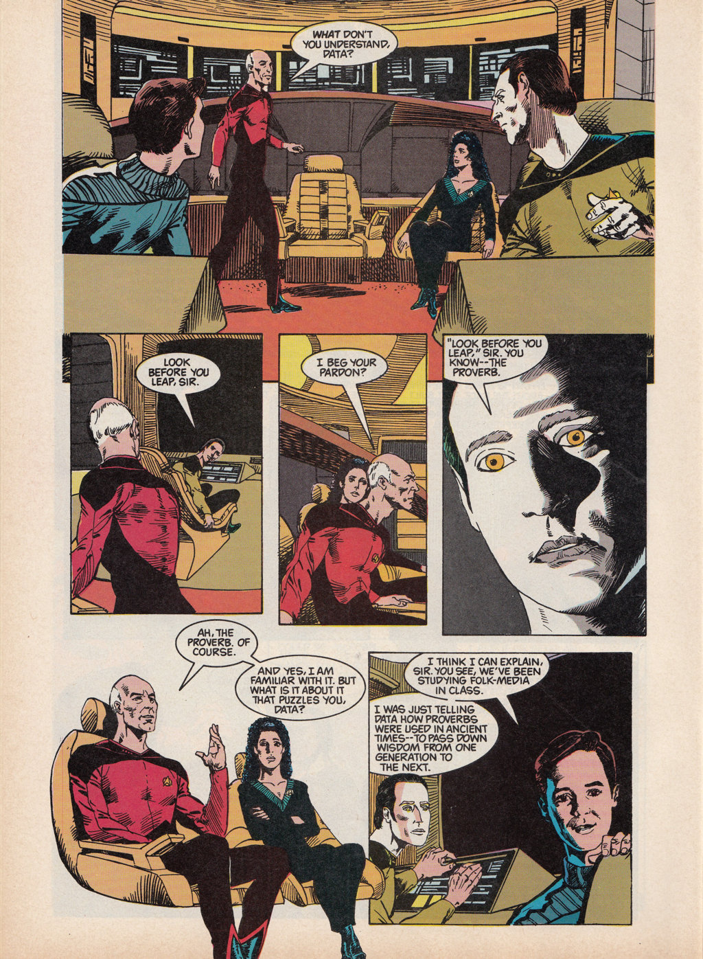 Read online Star Trek The Next Generation (1990) comic -  Issue #12 - 10