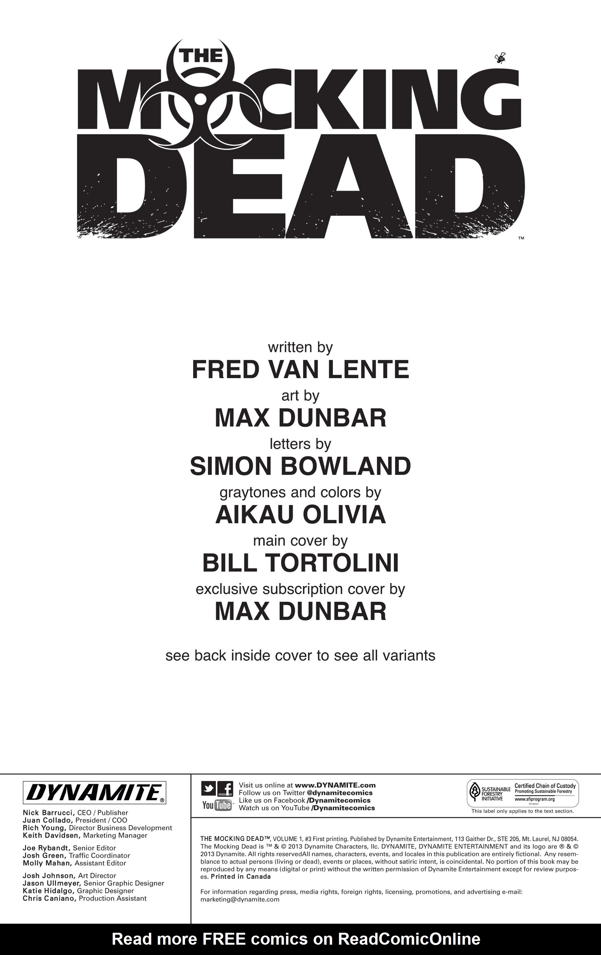 Read online The Mocking Dead comic -  Issue #3 - 2