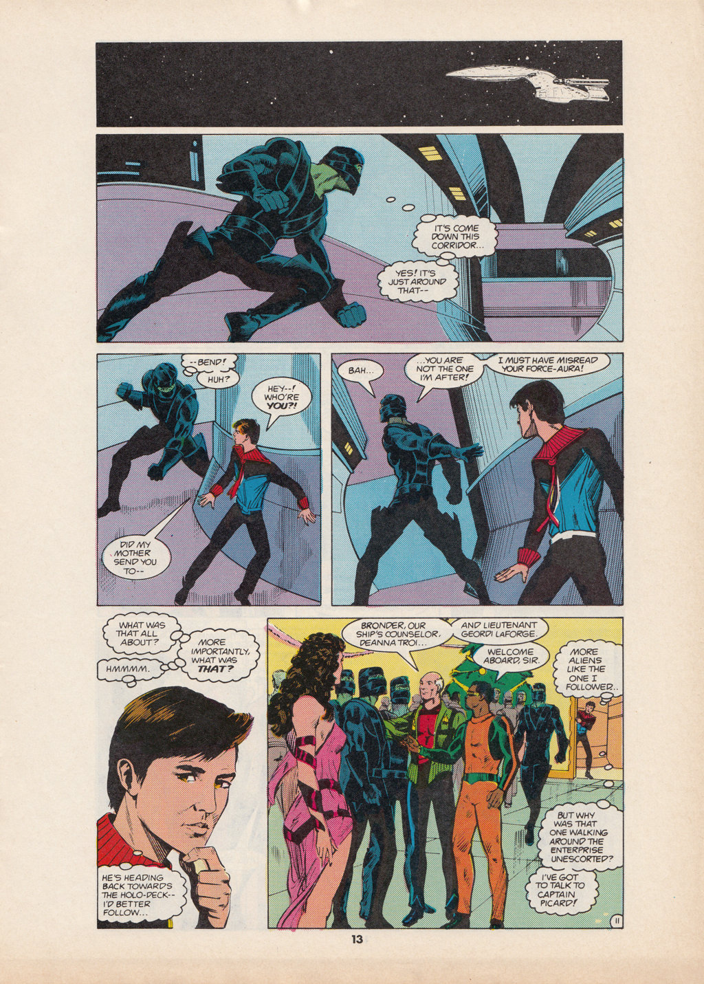 Read online Star Trek The Next Generation (1990) comic -  Issue #3 - 13
