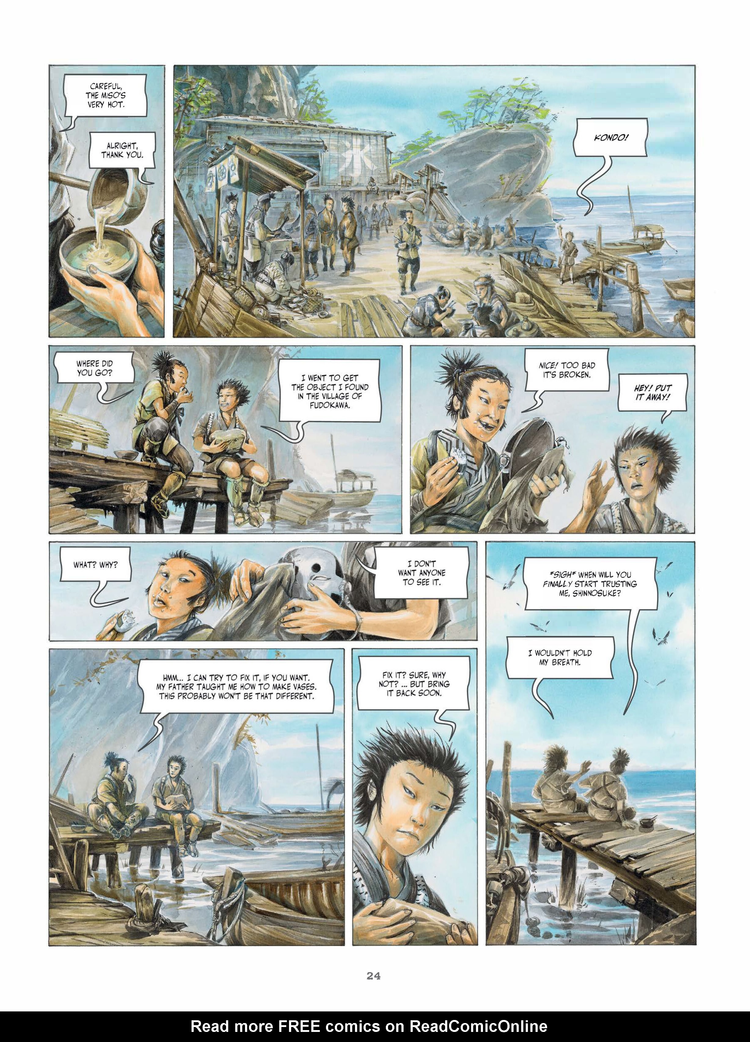 Read online Legends of the Pierced Veil: The Mask of Fudo comic -  Issue # TPB (Part 1) - 24