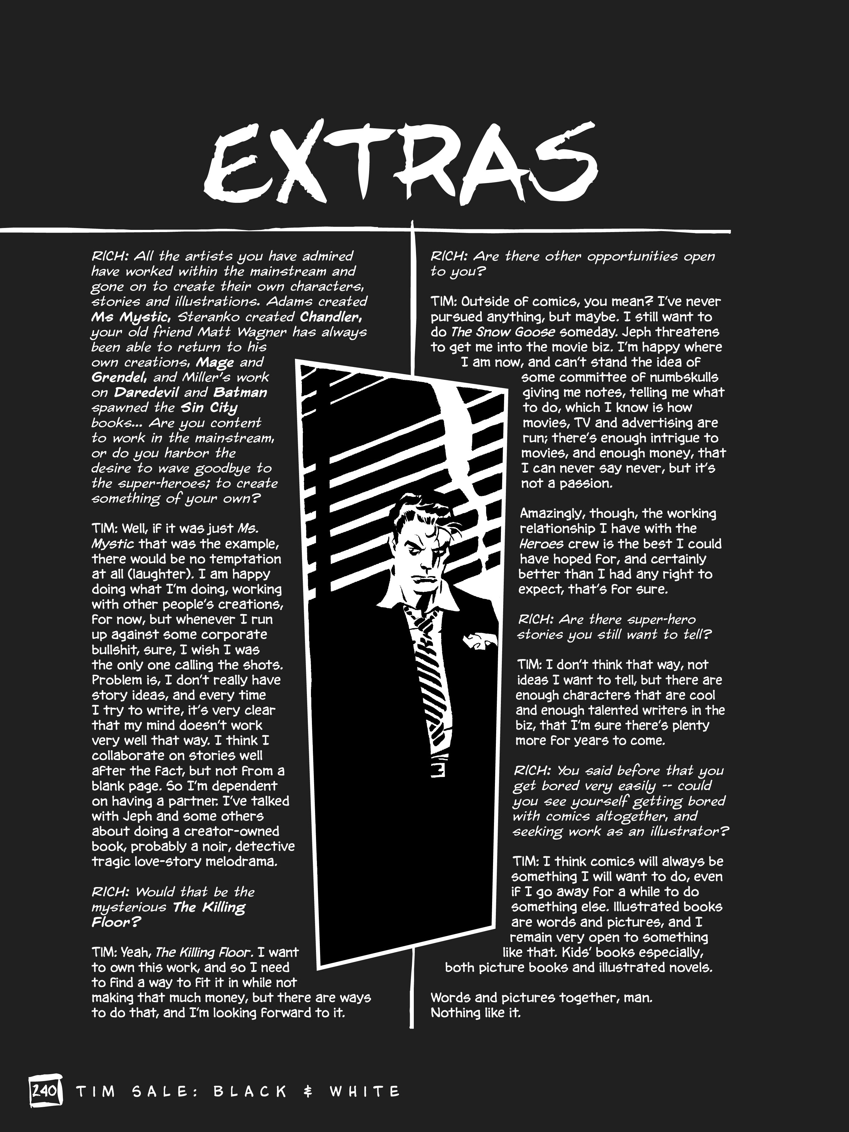 Read online Drawing Heroes in the Backyard: Tim Sale Black and White, Revised and Expanded comic -  Issue # TPB (Part 3) - 28