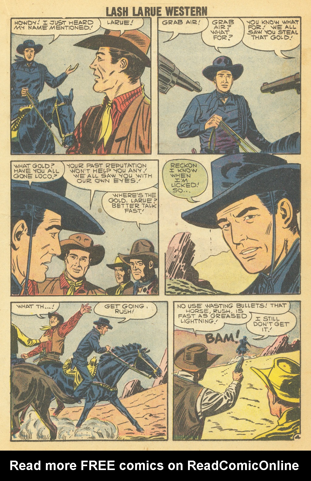 Read online Lash Larue Western (1949) comic -  Issue #68 - 30