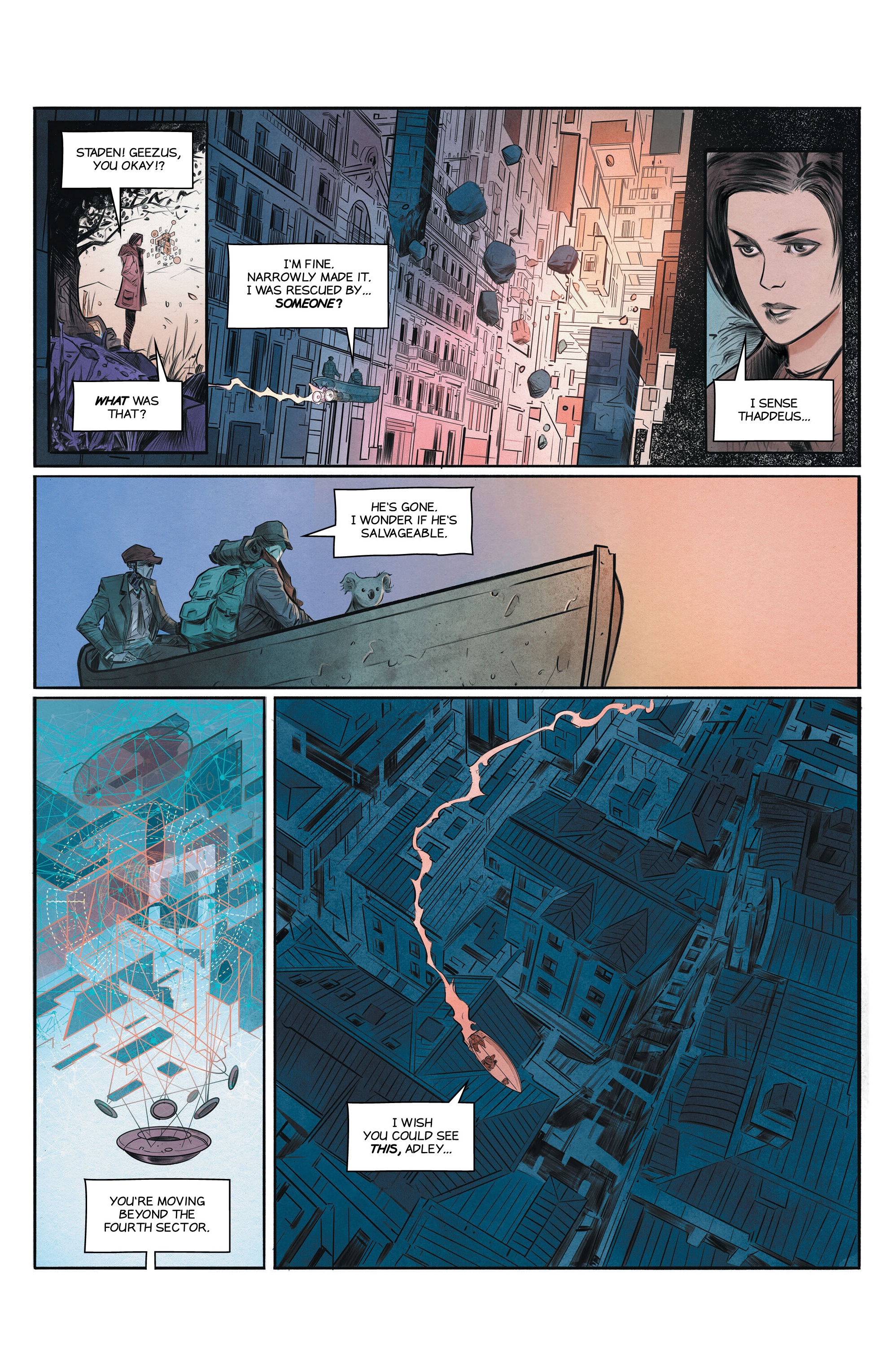 Read online Hexagon Bridge comic -  Issue #4 - 21