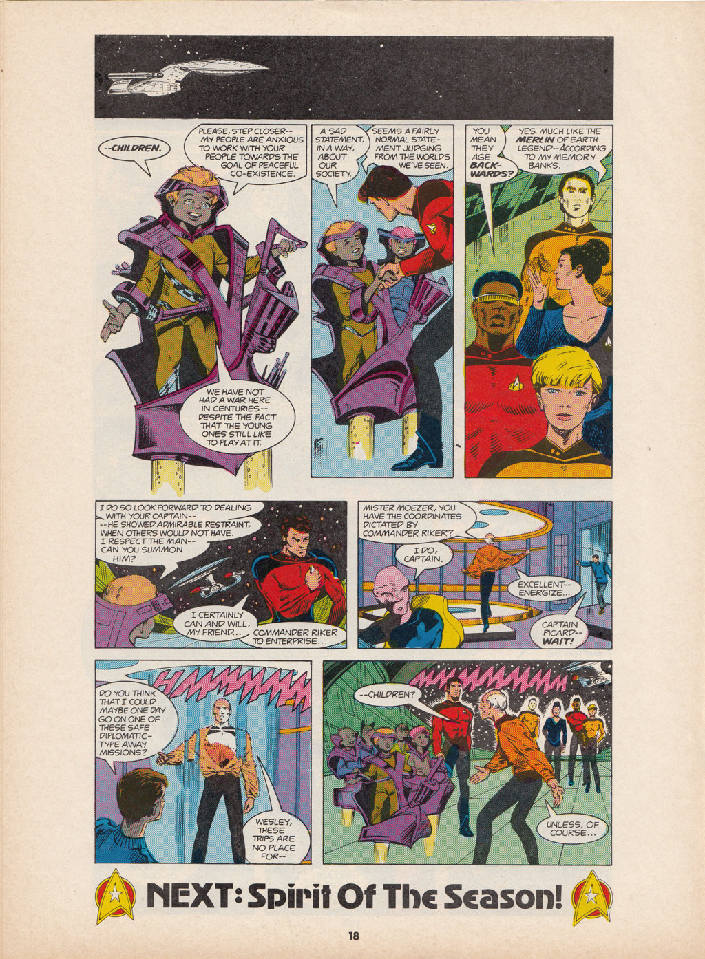 Read online Star Trek The Next Generation (1990) comic -  Issue #2 - 18