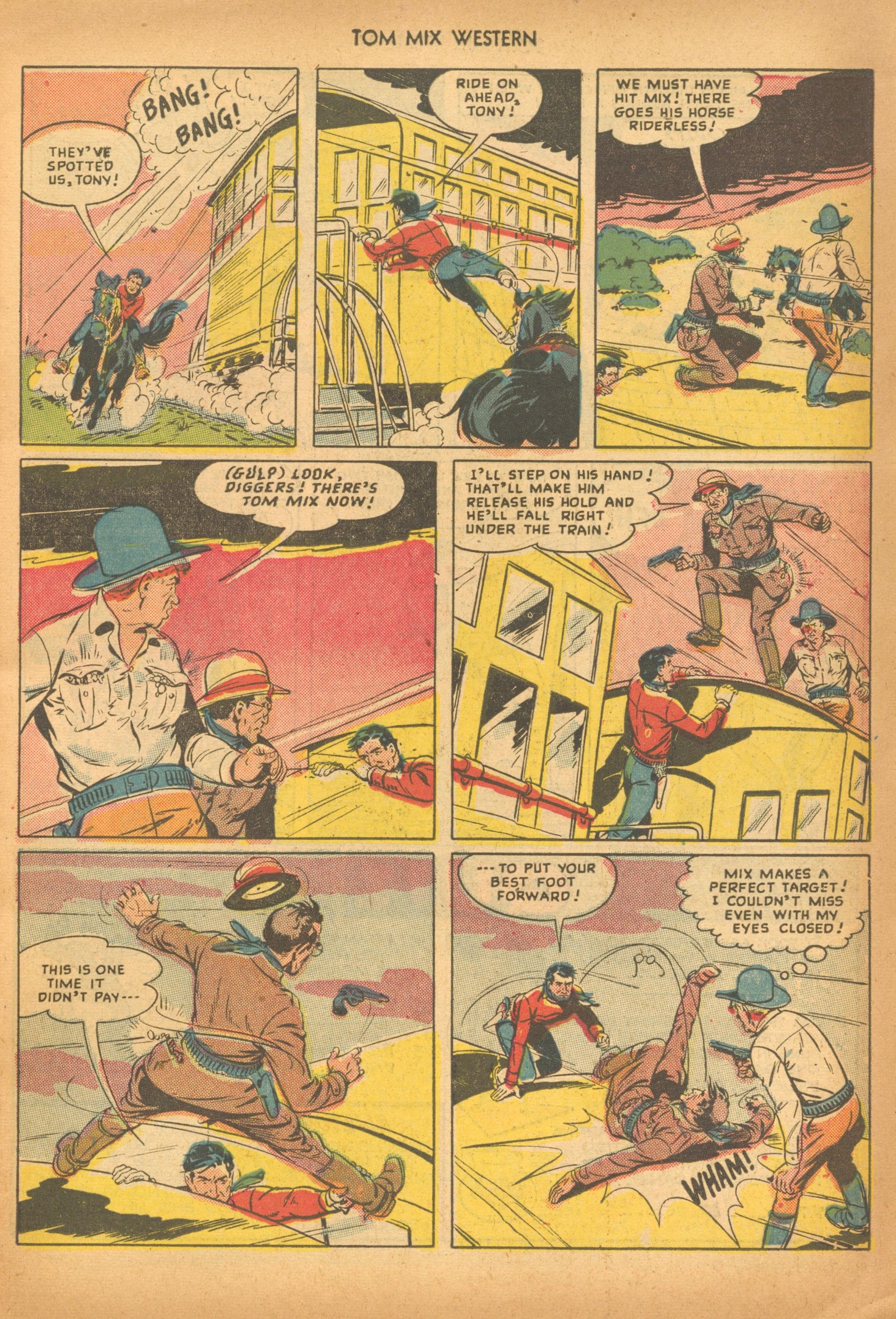 Read online Tom Mix Western (1948) comic -  Issue #20 - 11