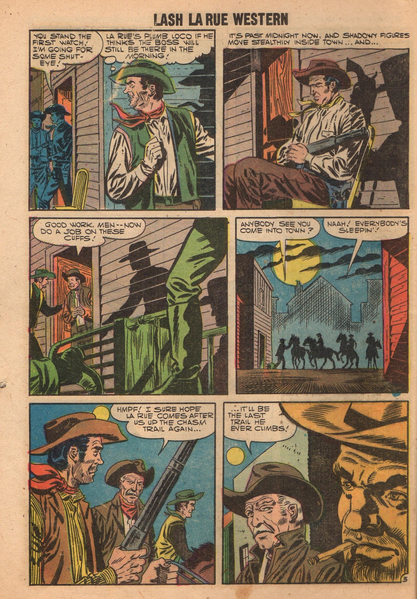 Read online Lash Larue Western (1949) comic -  Issue #65 - 8
