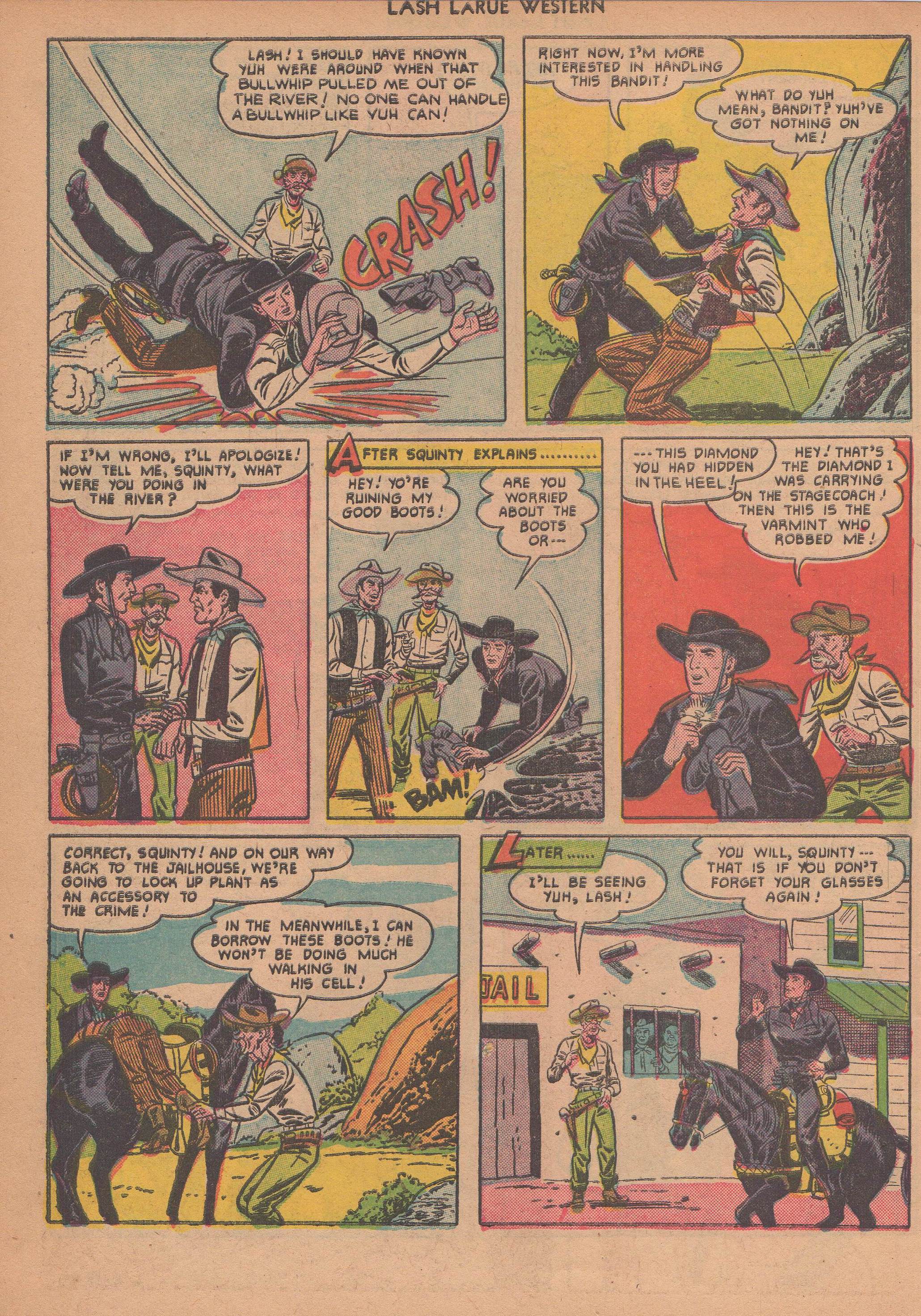 Read online Lash Larue Western (1949) comic -  Issue #14 - 23