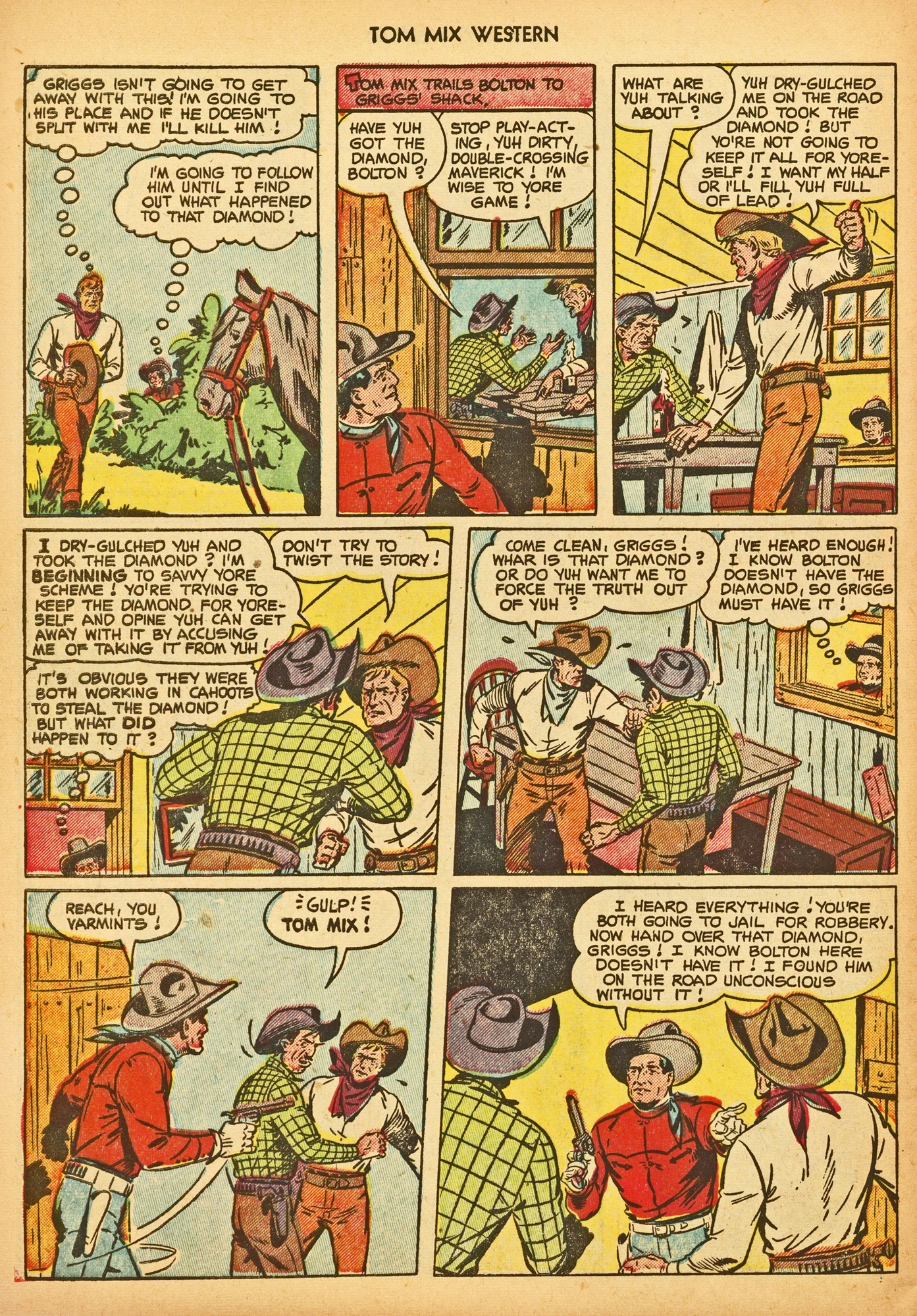 Read online Tom Mix Western (1948) comic -  Issue #59 - 32