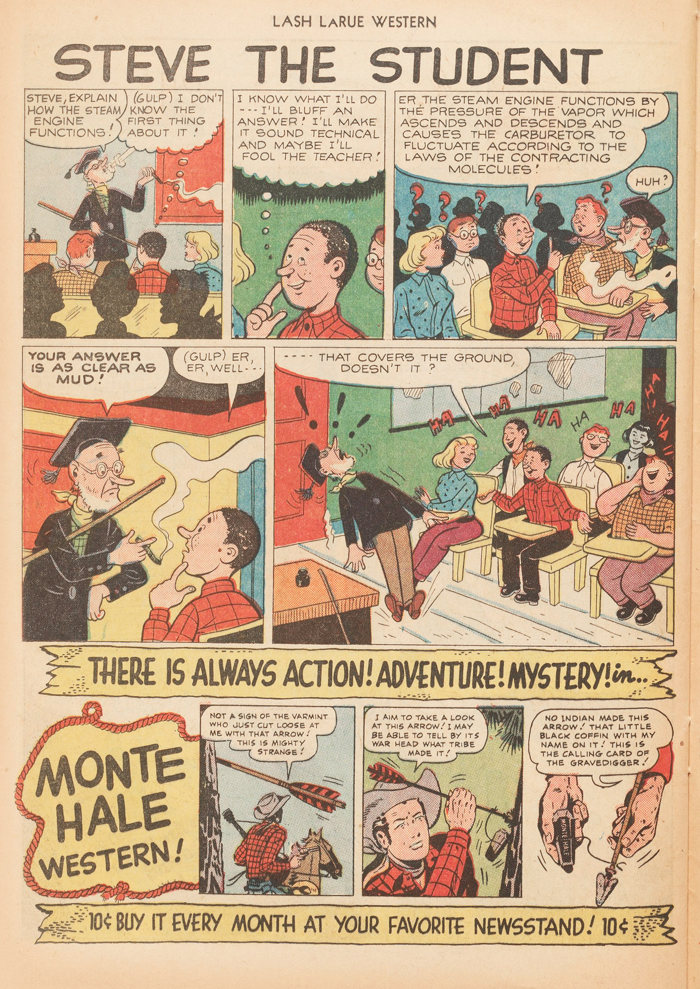 Read online Lash Larue Western (1949) comic -  Issue #10 - 40