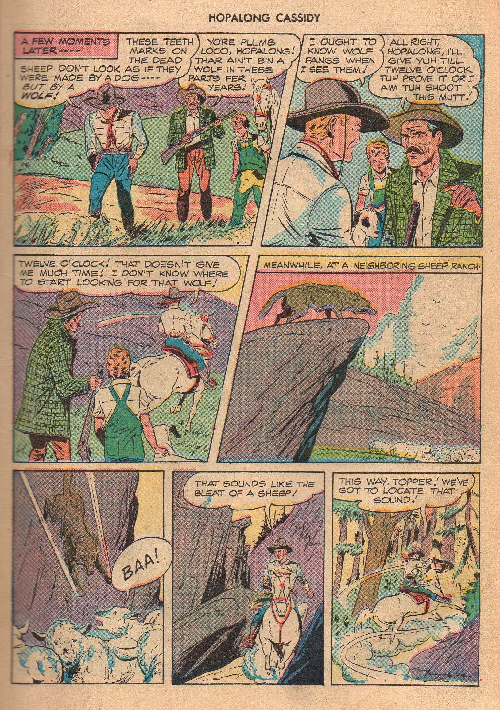 Read online Hopalong Cassidy comic -  Issue #19 - 19