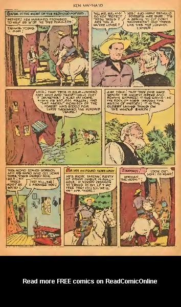 Read online Ken Maynard Western comic -  Issue #6 - 8
