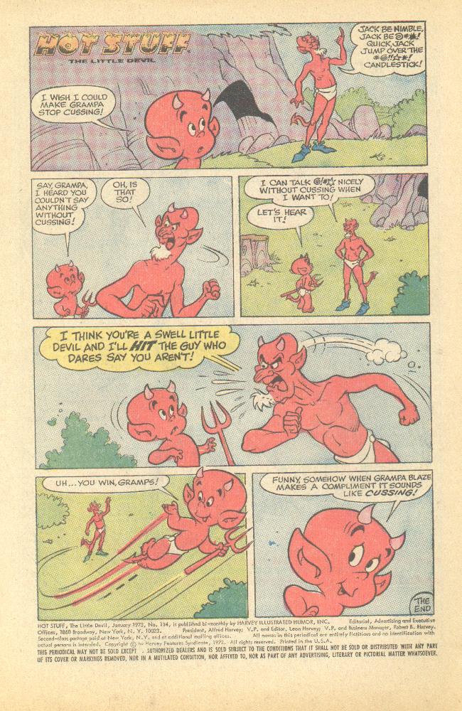 Read online Hot Stuff, the Little Devil comic -  Issue #114 - 2