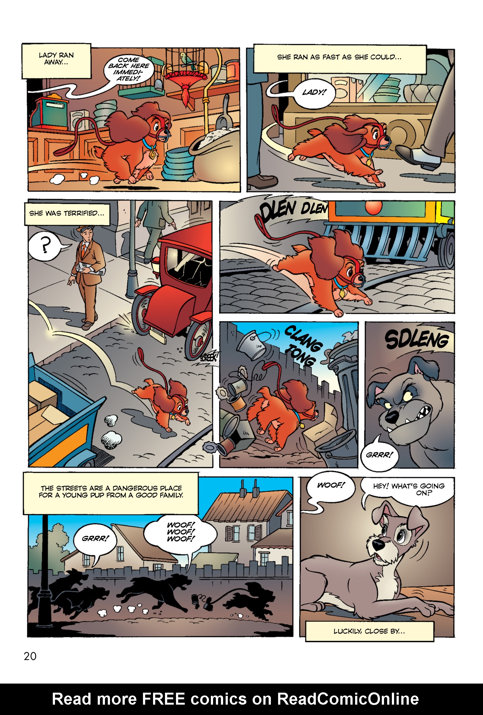 Read online Disney Lady and the Tramp: The Story of the Movie in Comics comic -  Issue # Full - 21