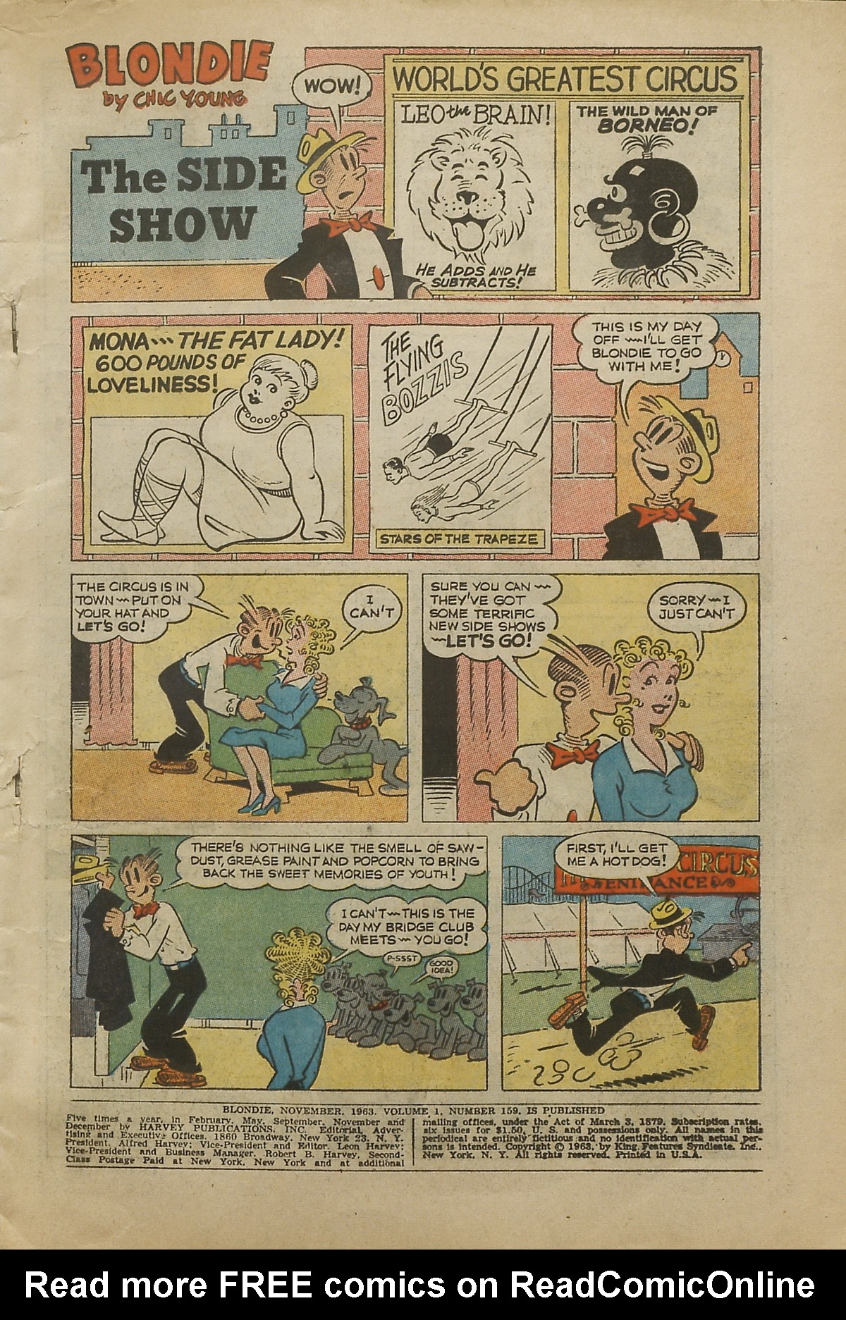 Read online Blondie Comics (1960) comic -  Issue #159 - 3