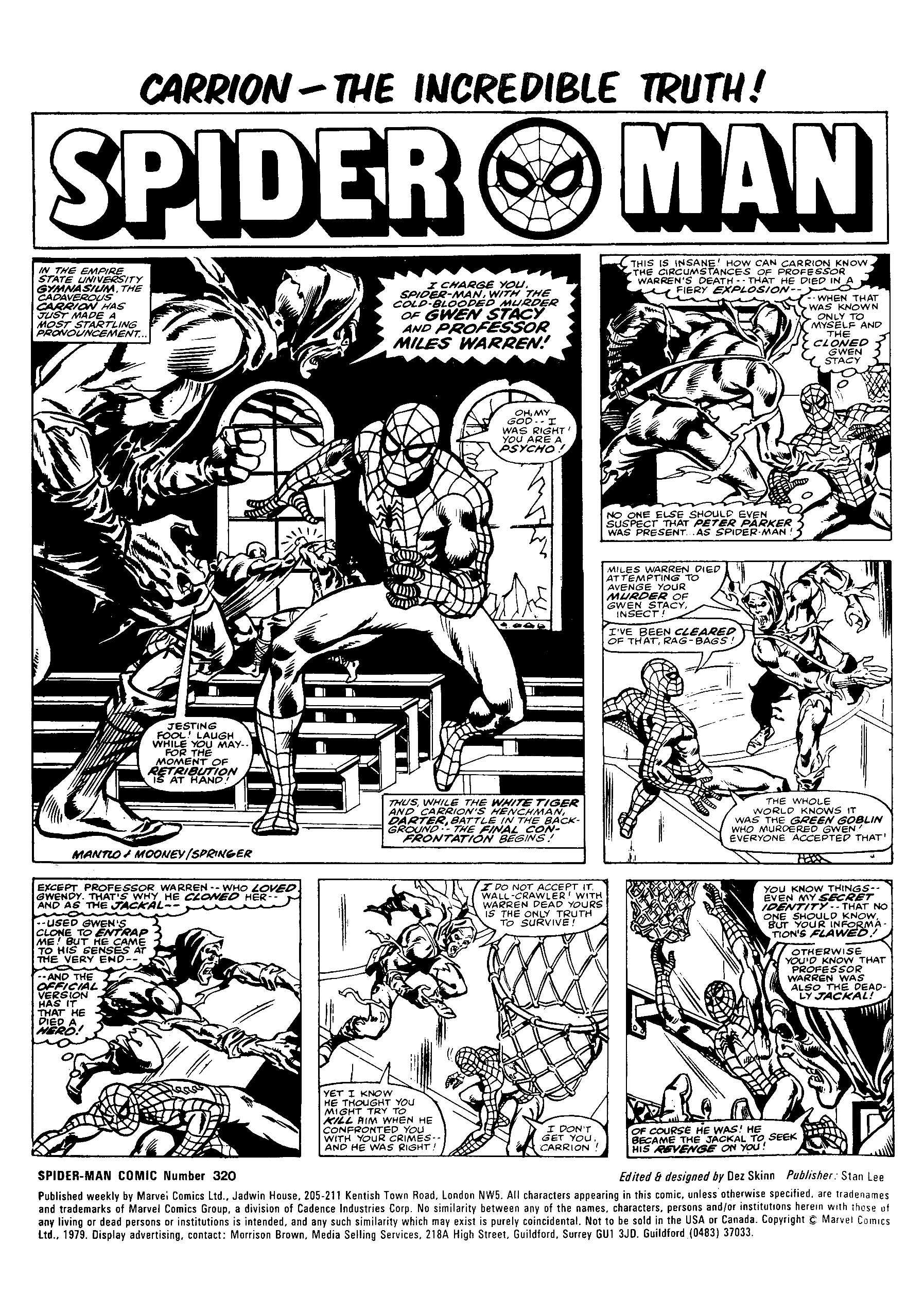 Read online Spectacular Spider-Man Weekly comic -  Issue #336 - 2