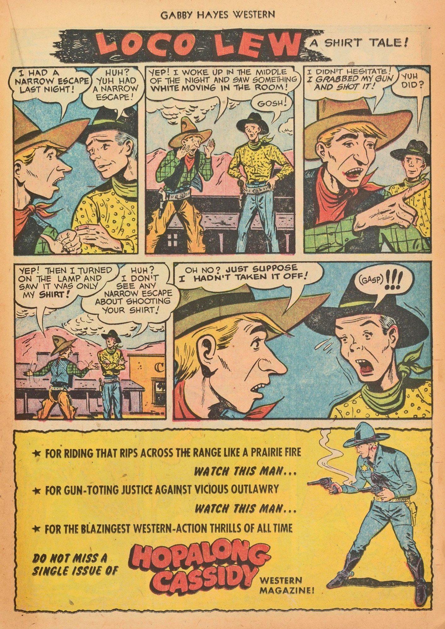 Read online Gabby Hayes Western comic -  Issue #43 - 23