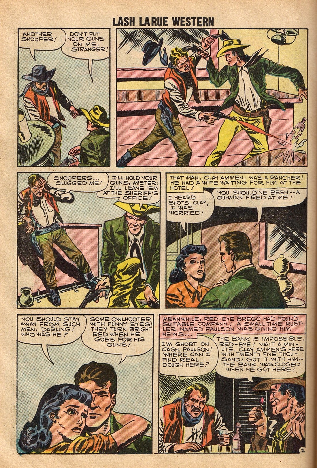 Read online Lash Larue Western (1949) comic -  Issue #67 - 44