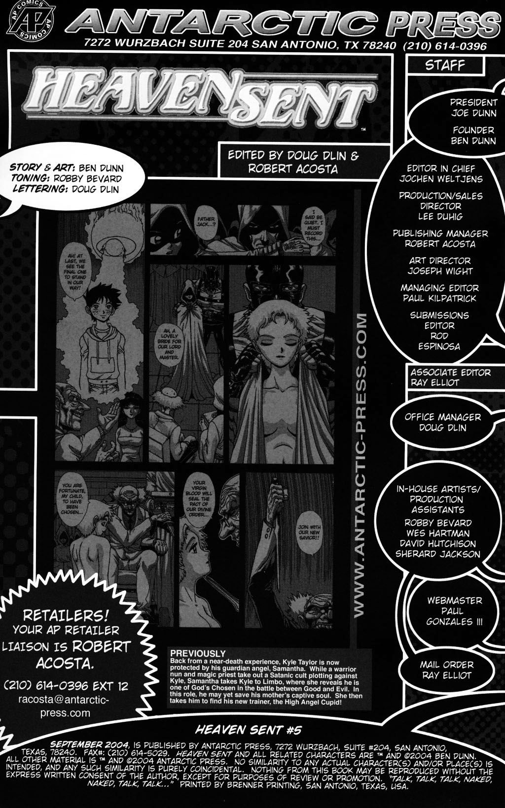 Read online Heaven Sent comic -  Issue #5 - 2