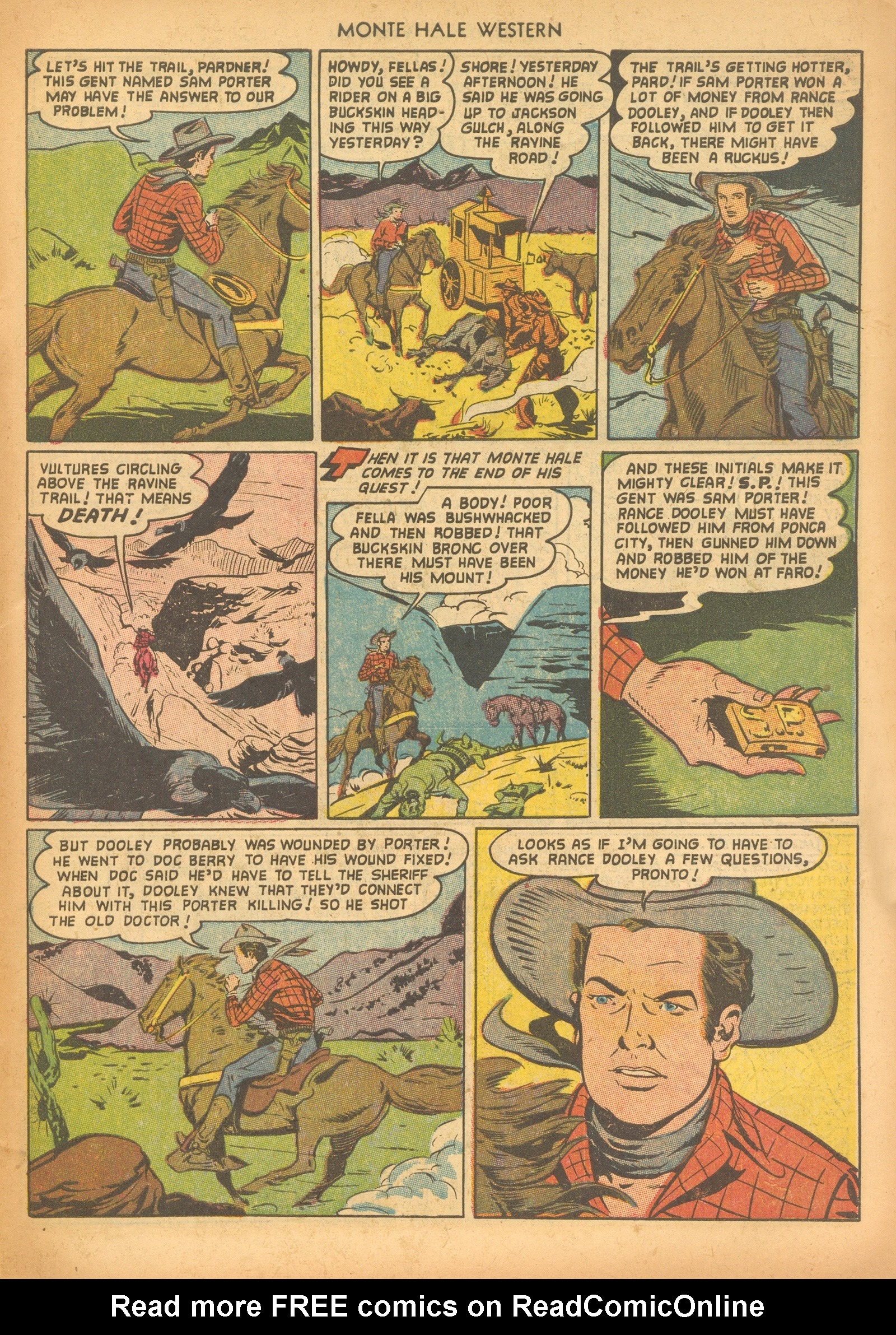 Read online Monte Hale Western comic -  Issue #79 - 31