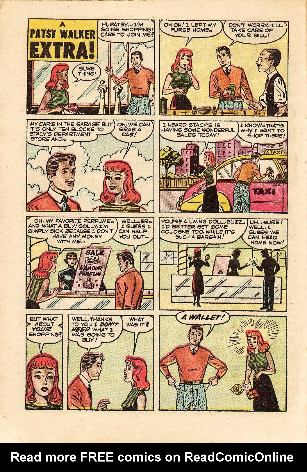Read online Patsy Walker comic -  Issue #53 - 16