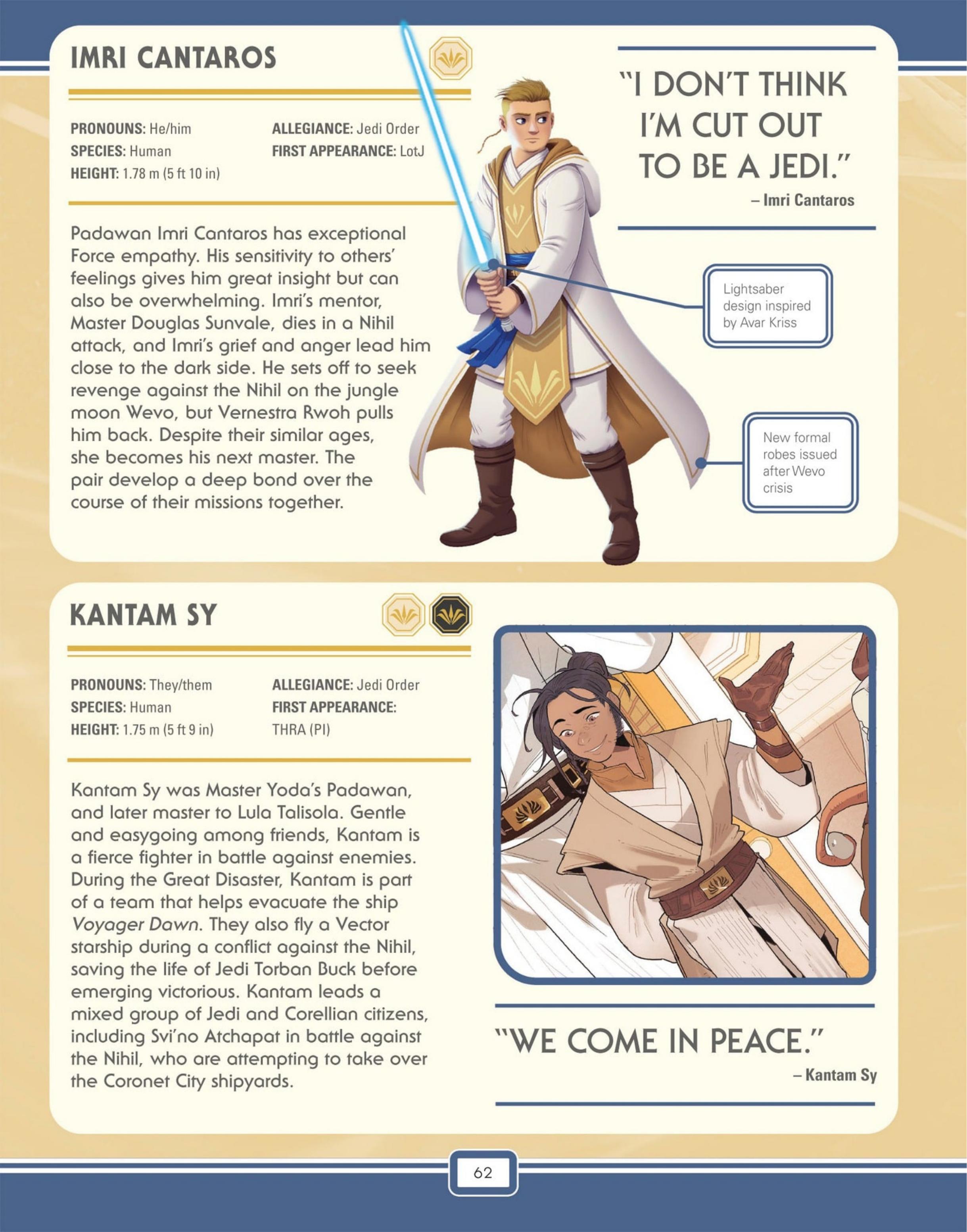 Read online Star Wars: The High Republic Character Encyclopedia comic -  Issue # TPB (Part 1) - 64