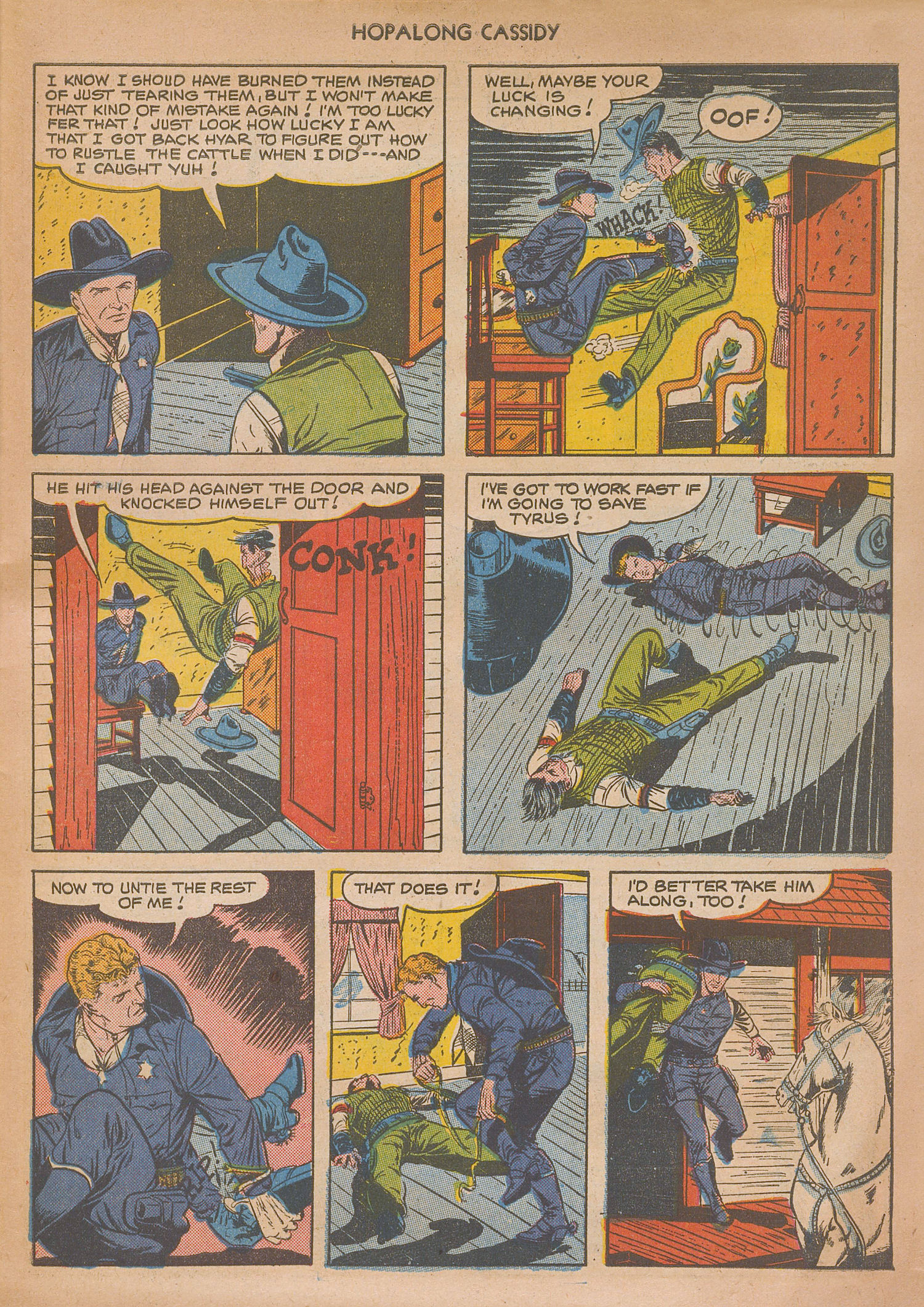 Read online Hopalong Cassidy comic -  Issue #51 - 47