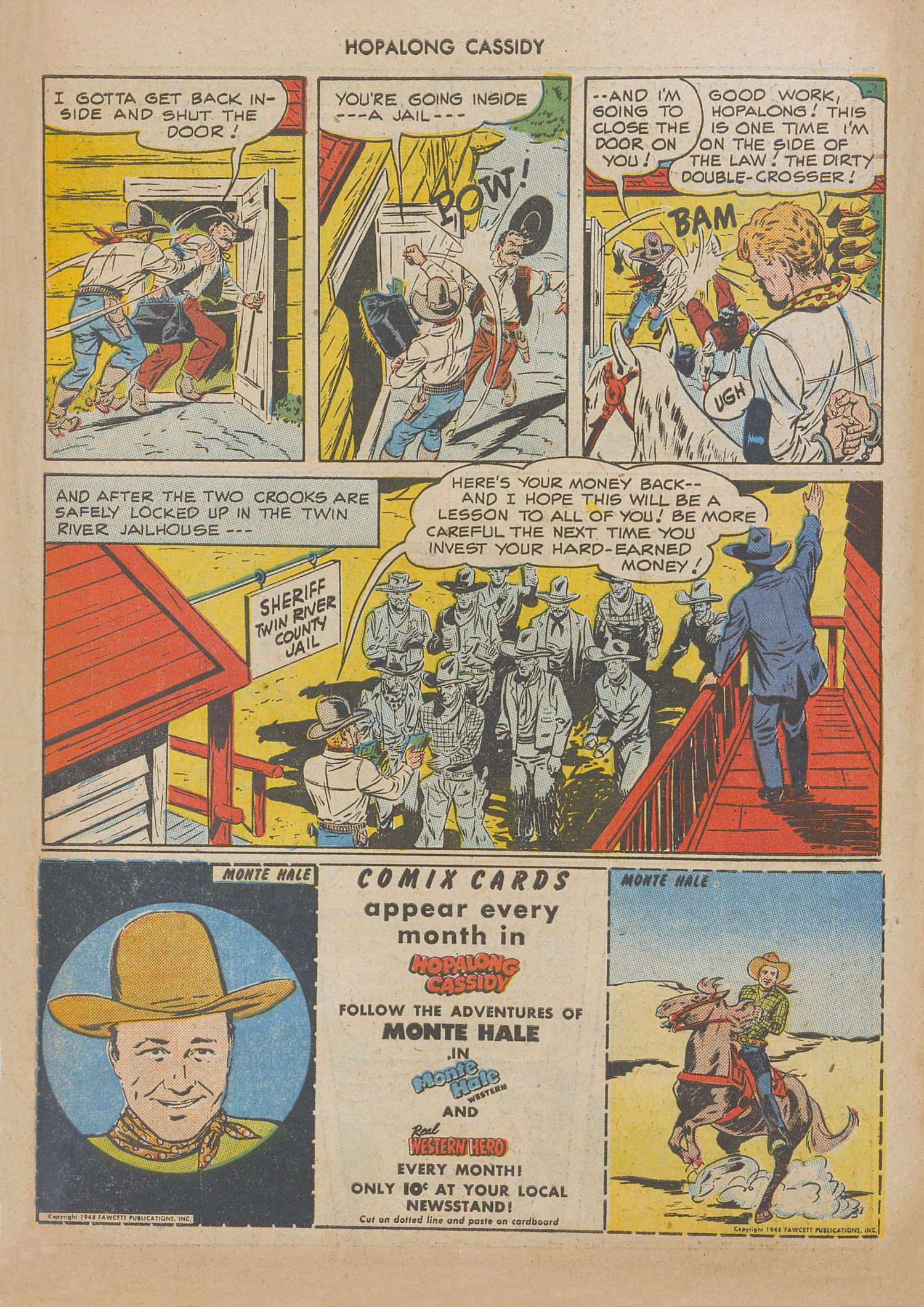 Read online Hopalong Cassidy comic -  Issue #25 - 22