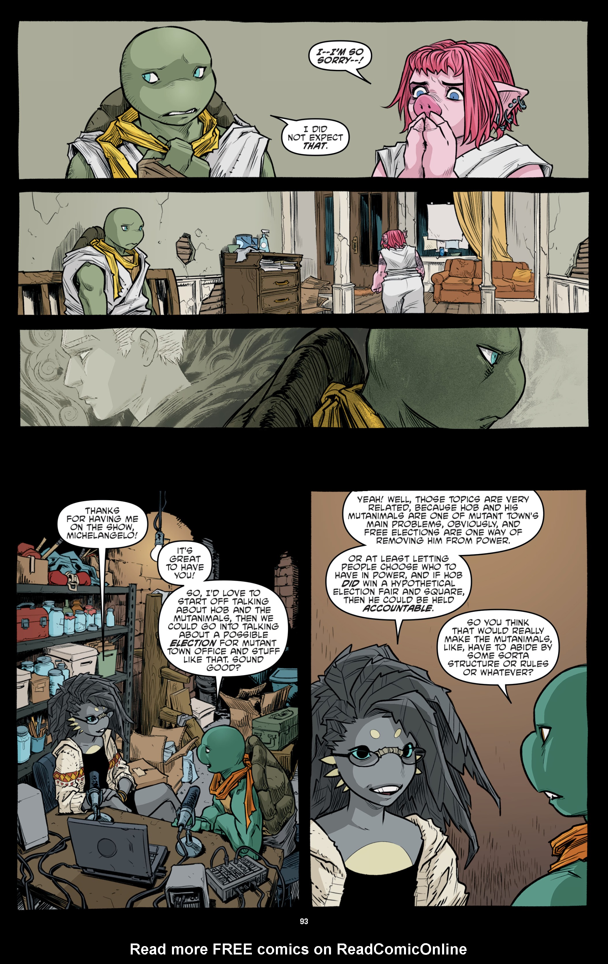 Read online Teenage Mutant Ninja Turtles: The IDW Collection comic -  Issue # TPB 15 (Part 1) - 94