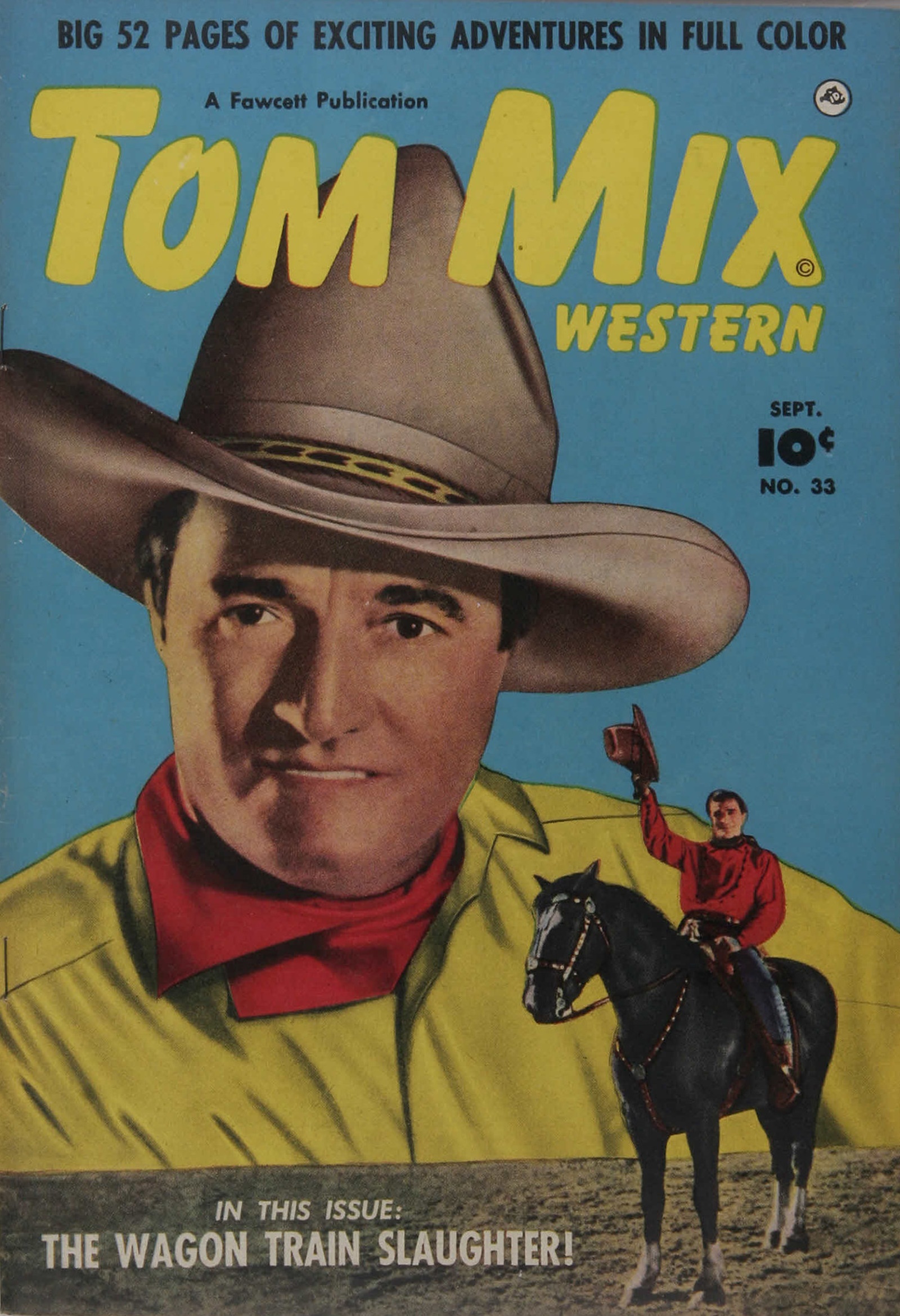 Read online Tom Mix Western (1948) comic -  Issue #33 - 1