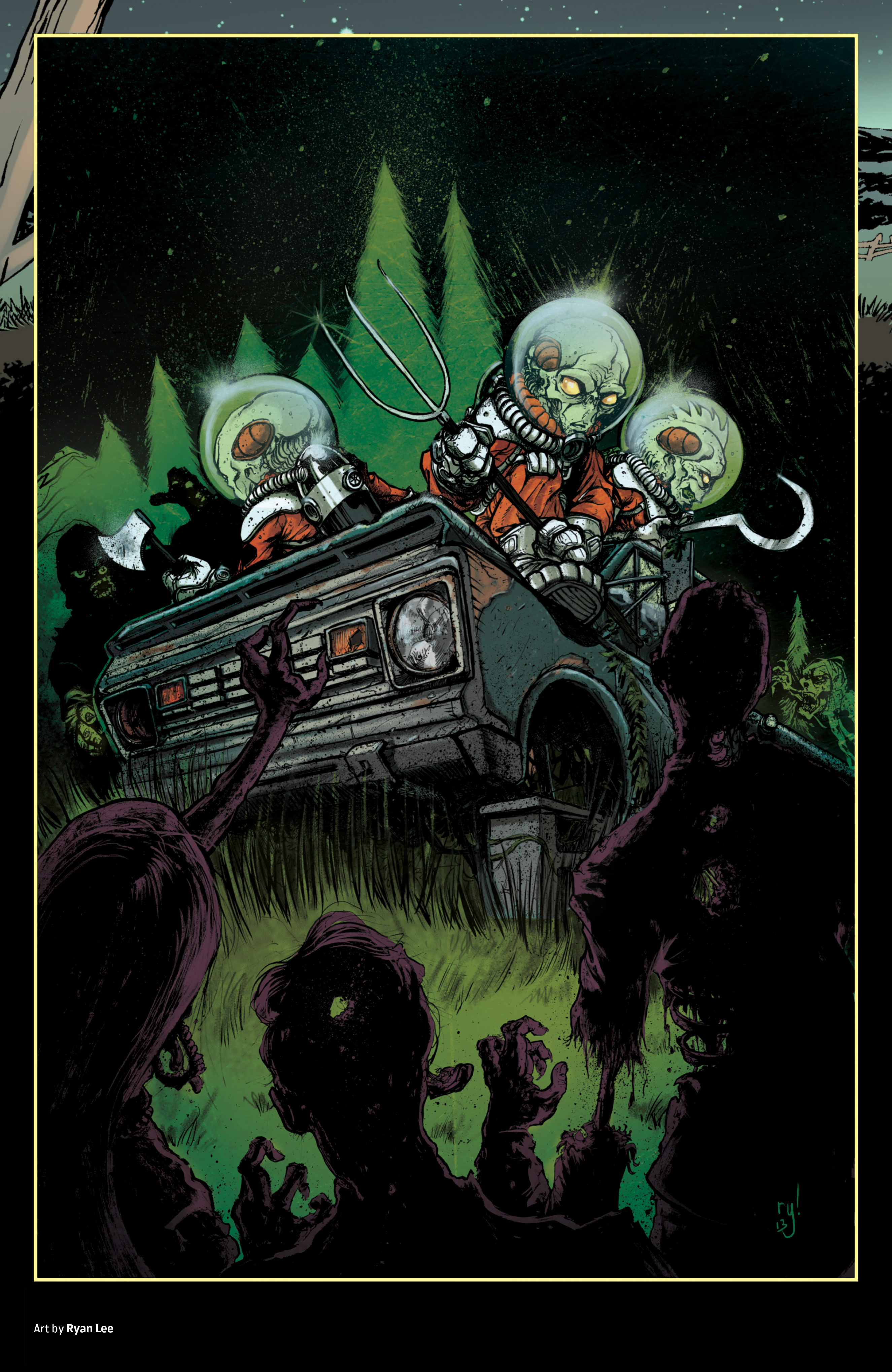 Read online The Colonized: Zombies vs. Aliens comic -  Issue # TPB - 95