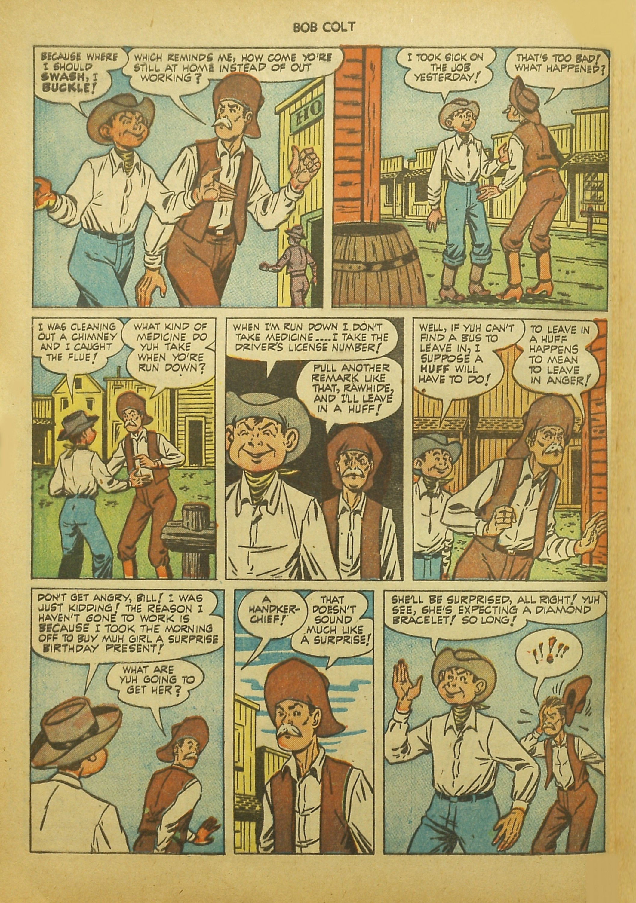 Read online Bob Colt Western comic -  Issue #8 - 20