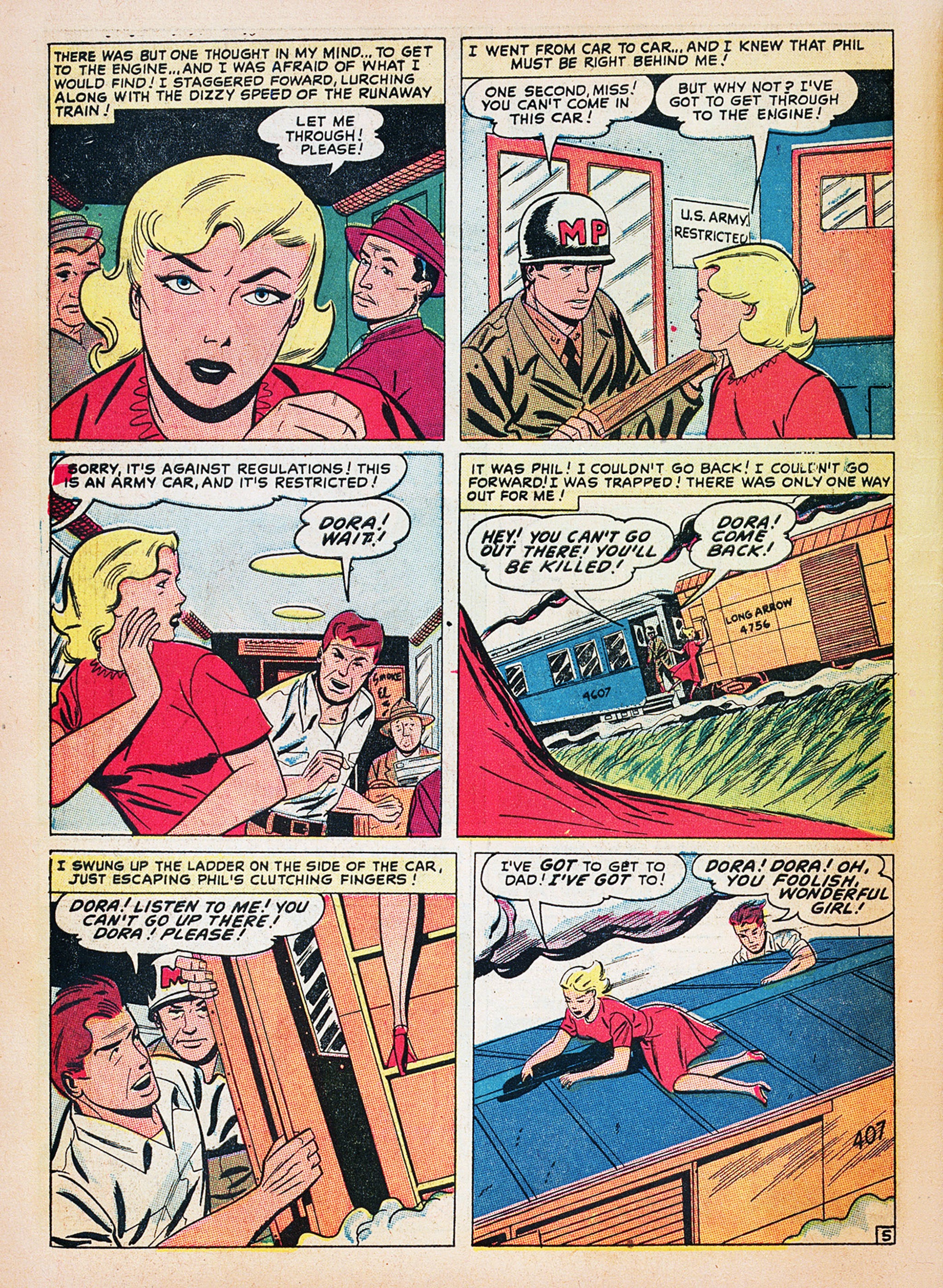 Read online Girl Comics (1949) comic -  Issue #10 - 30