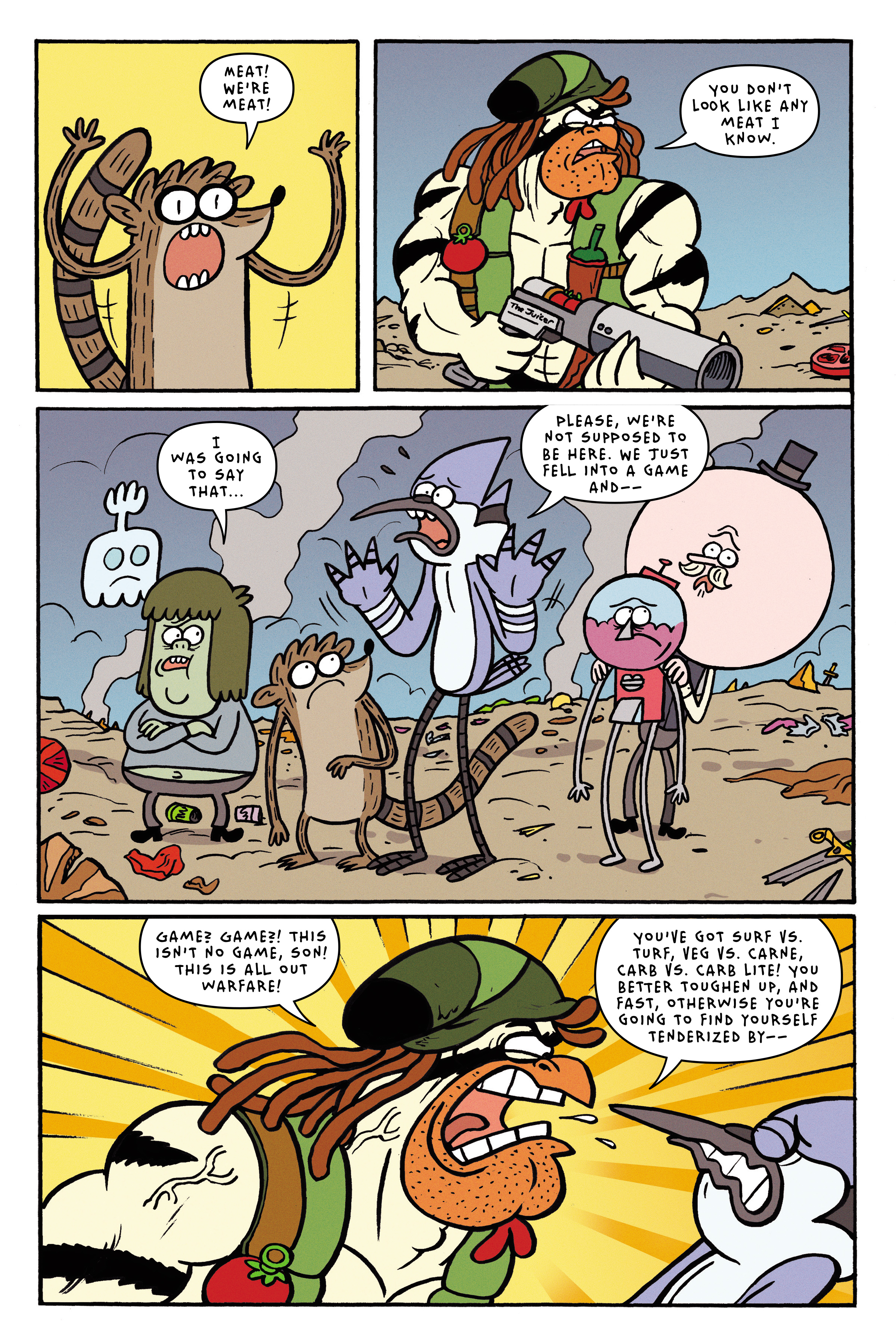Read online Regular Show: The Meatening comic -  Issue # TPB - 125
