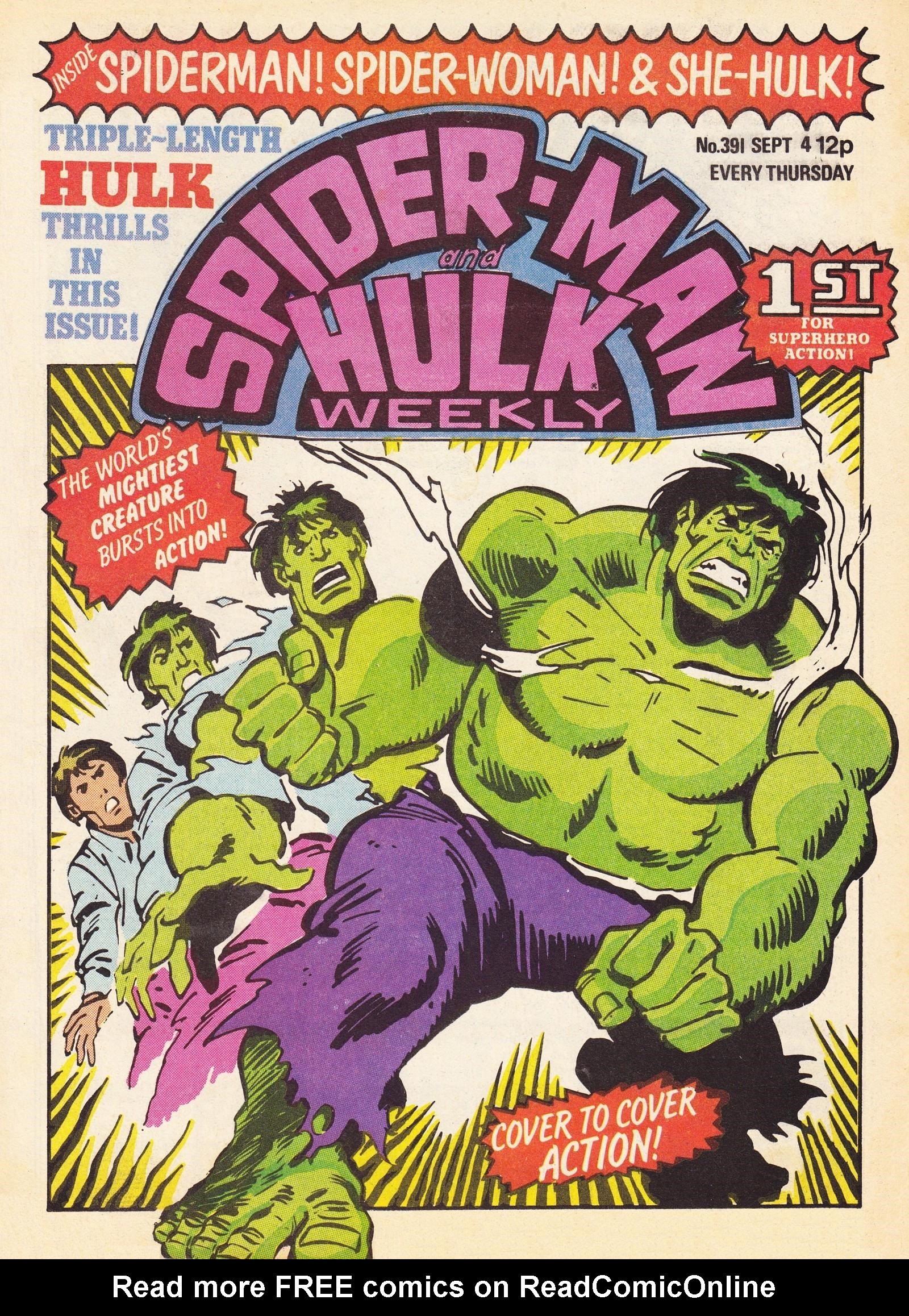 Read online Spider-Man and Hulk Weekly comic -  Issue #391 - 1