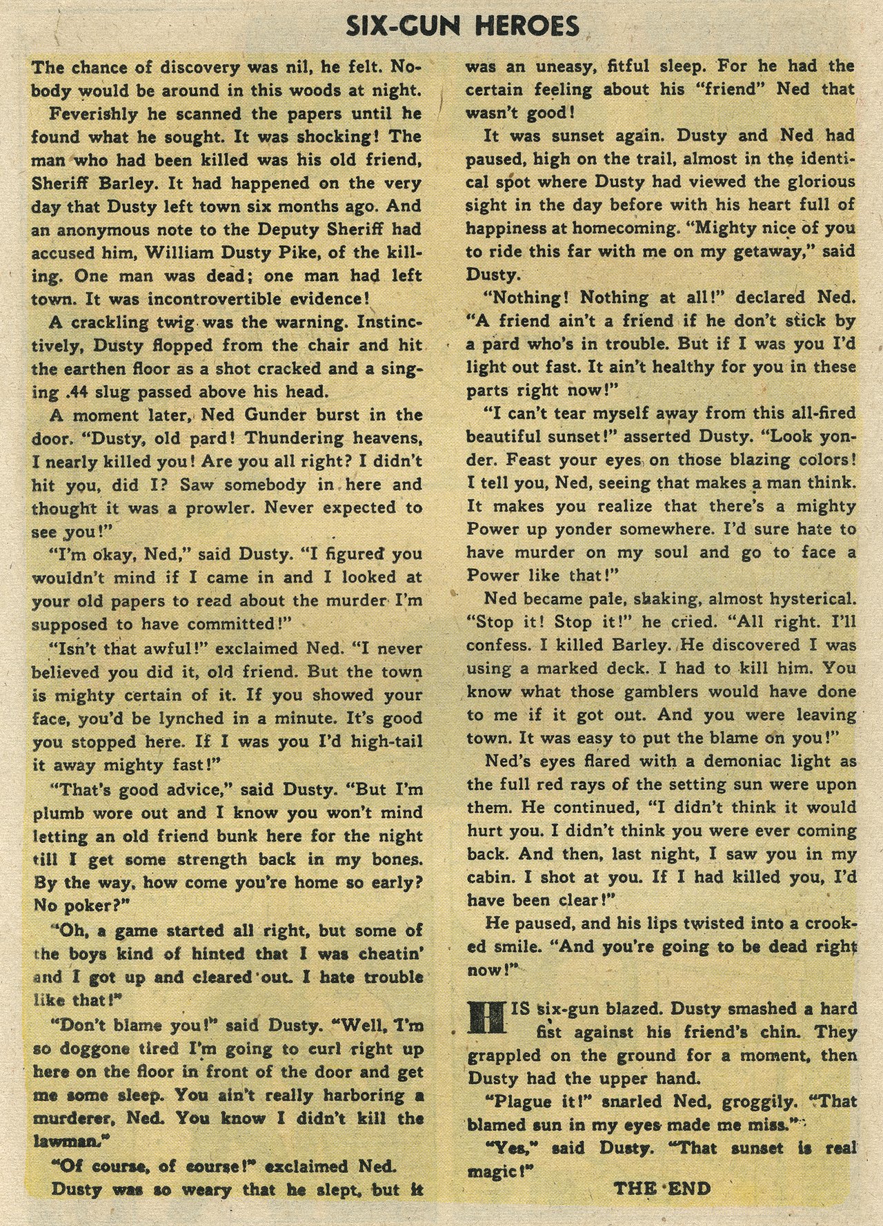 Read online Six-Gun Heroes comic -  Issue #33 - 19