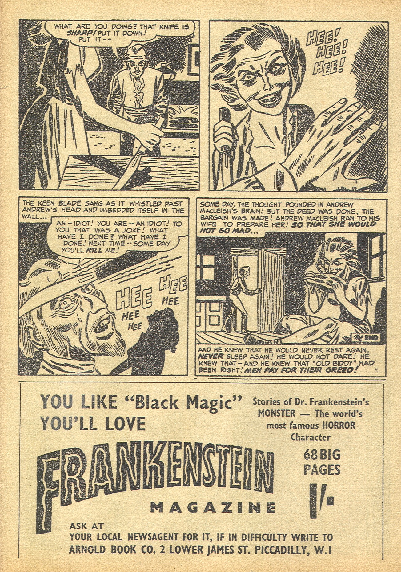 Read online Black Magic (1950) comic -  Issue #24 - 9