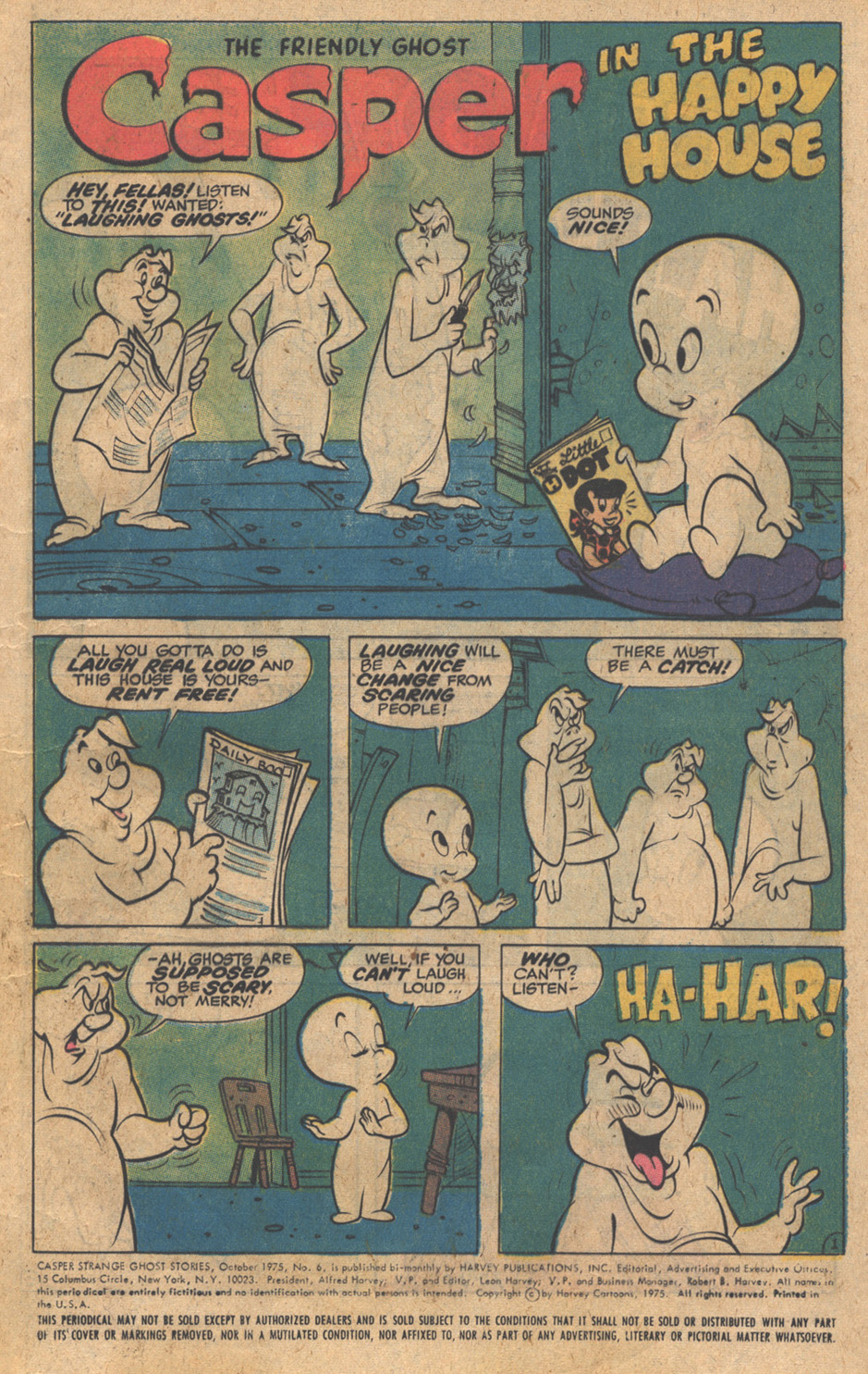 Read online Casper Strange Ghost Stories comic -  Issue #6 - 5