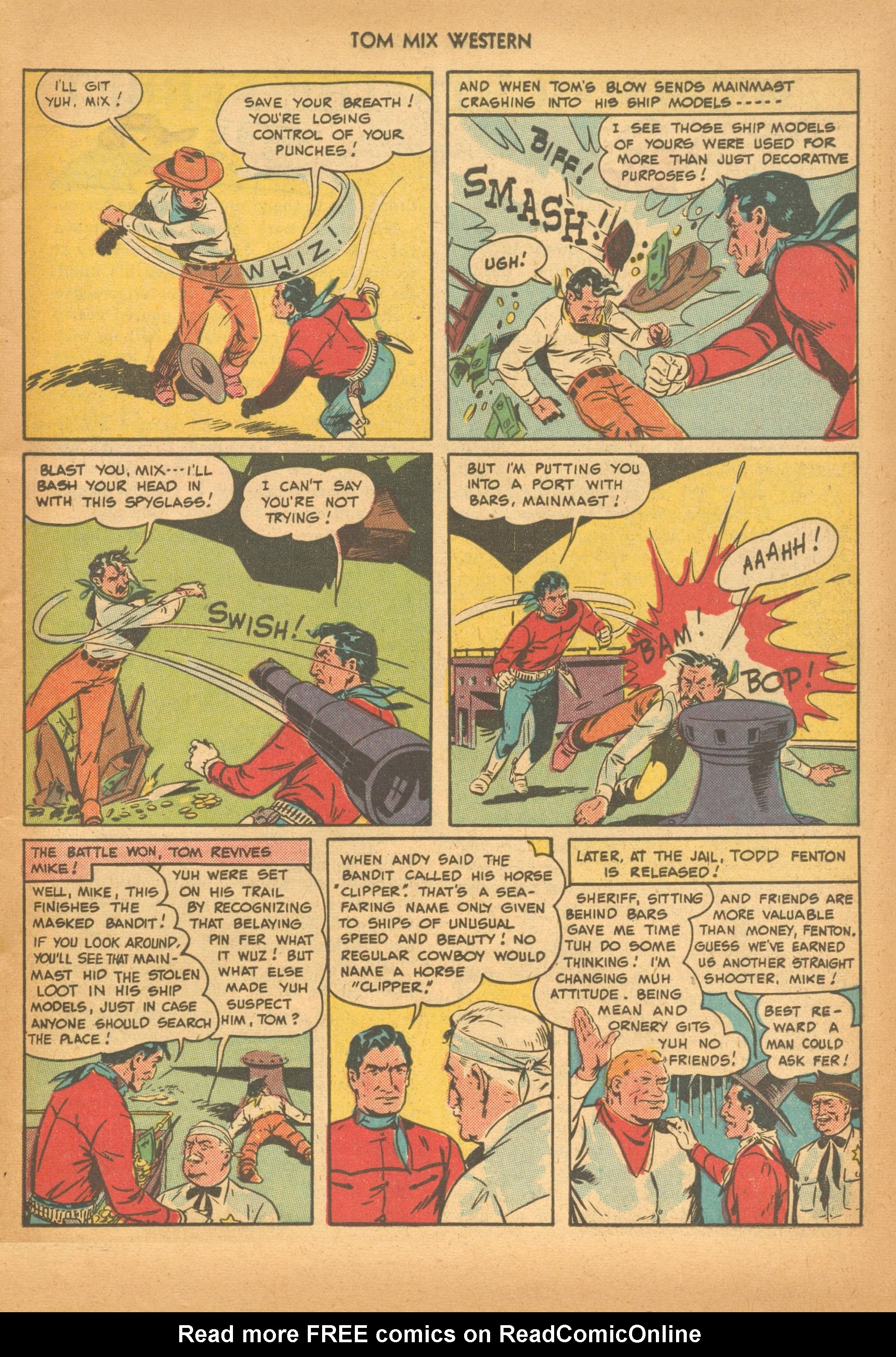 Read online Tom Mix Western (1948) comic -  Issue #19 - 11