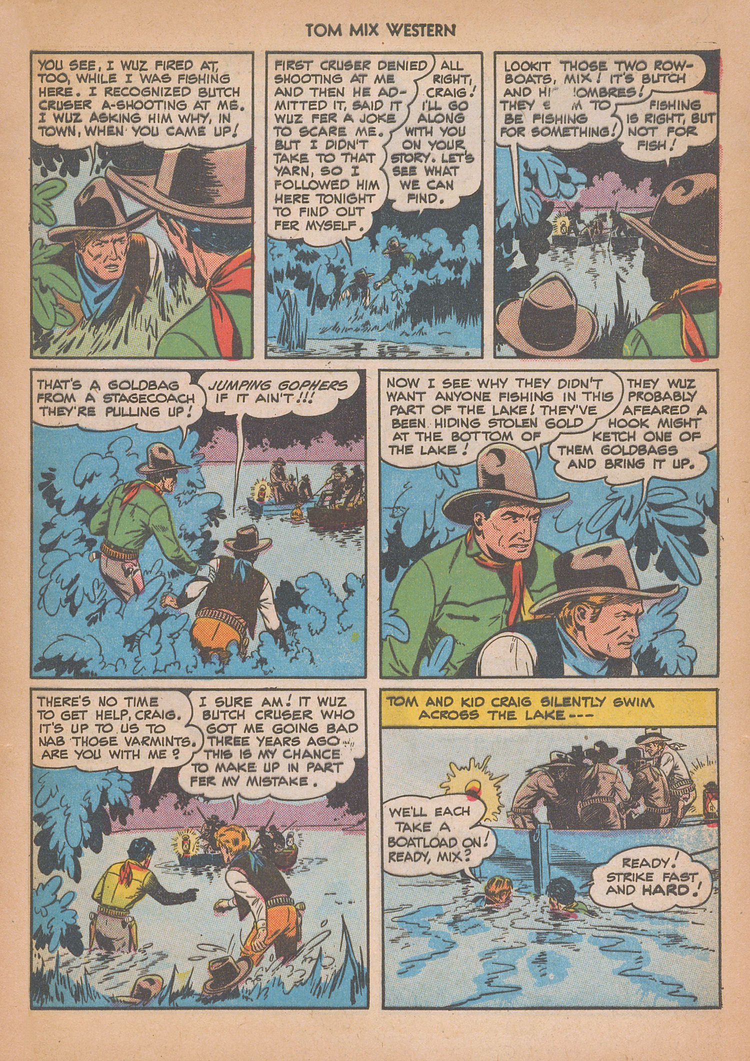 Read online Tom Mix Western (1948) comic -  Issue #14 - 9