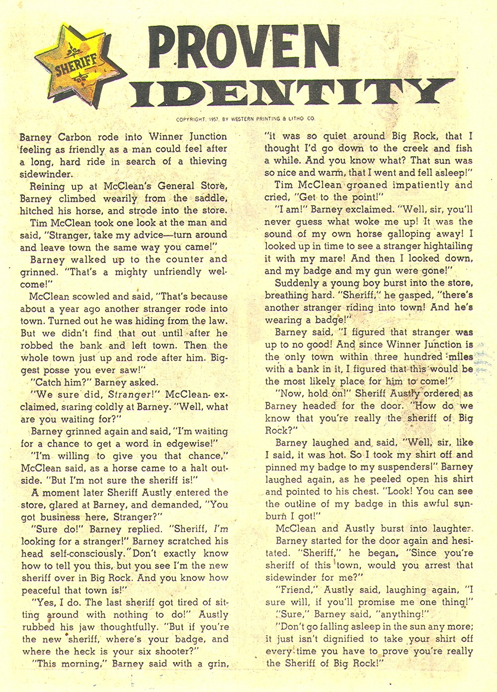 Read online Annie Oakley & Tagg comic -  Issue #13 - 23
