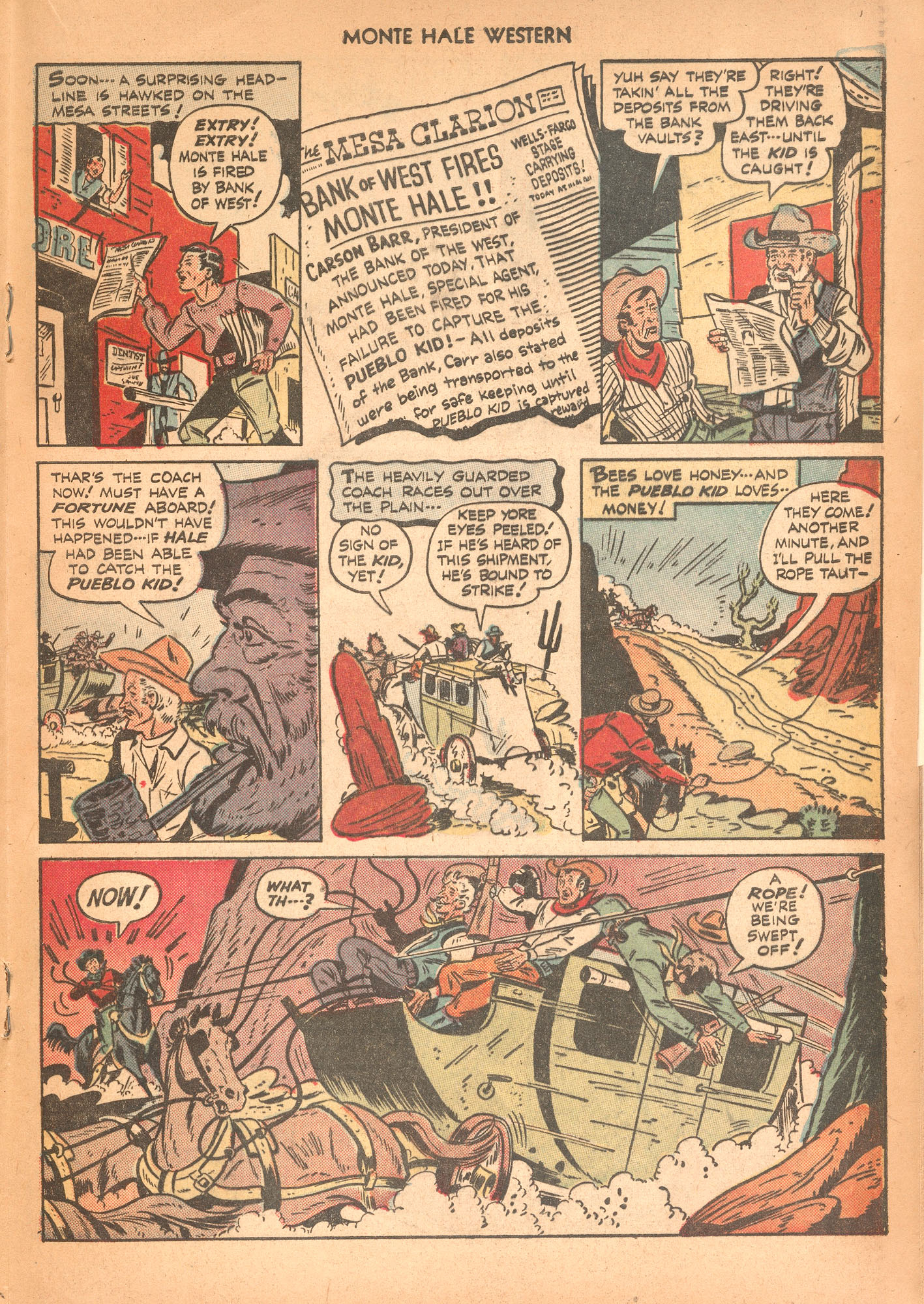 Read online Monte Hale Western comic -  Issue #37 - 19