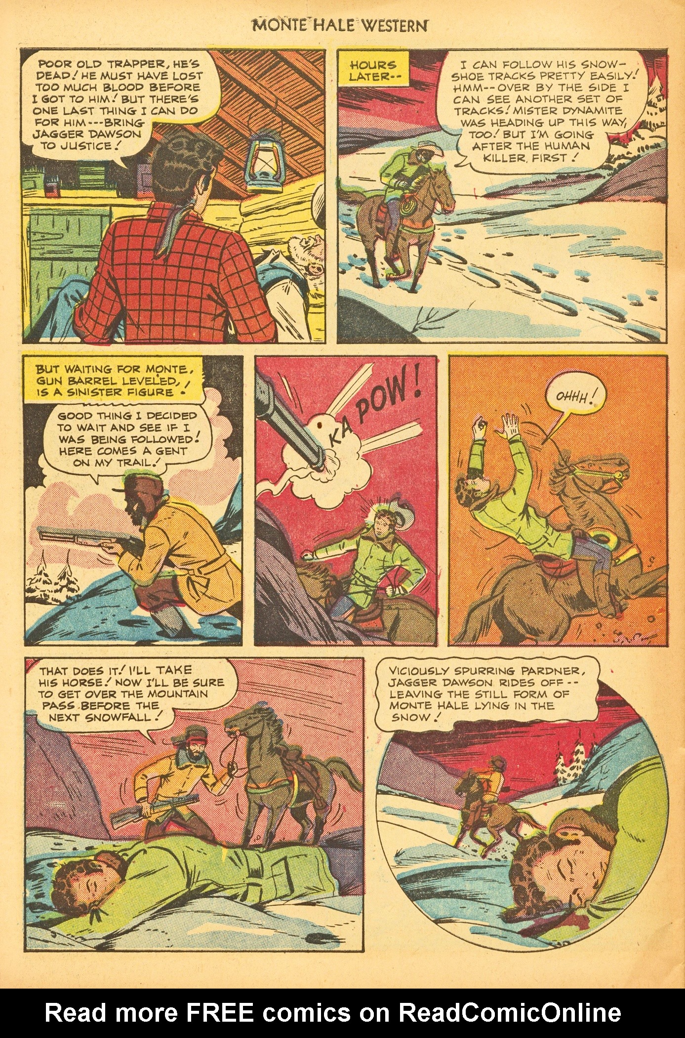Read online Monte Hale Western comic -  Issue #66 - 30