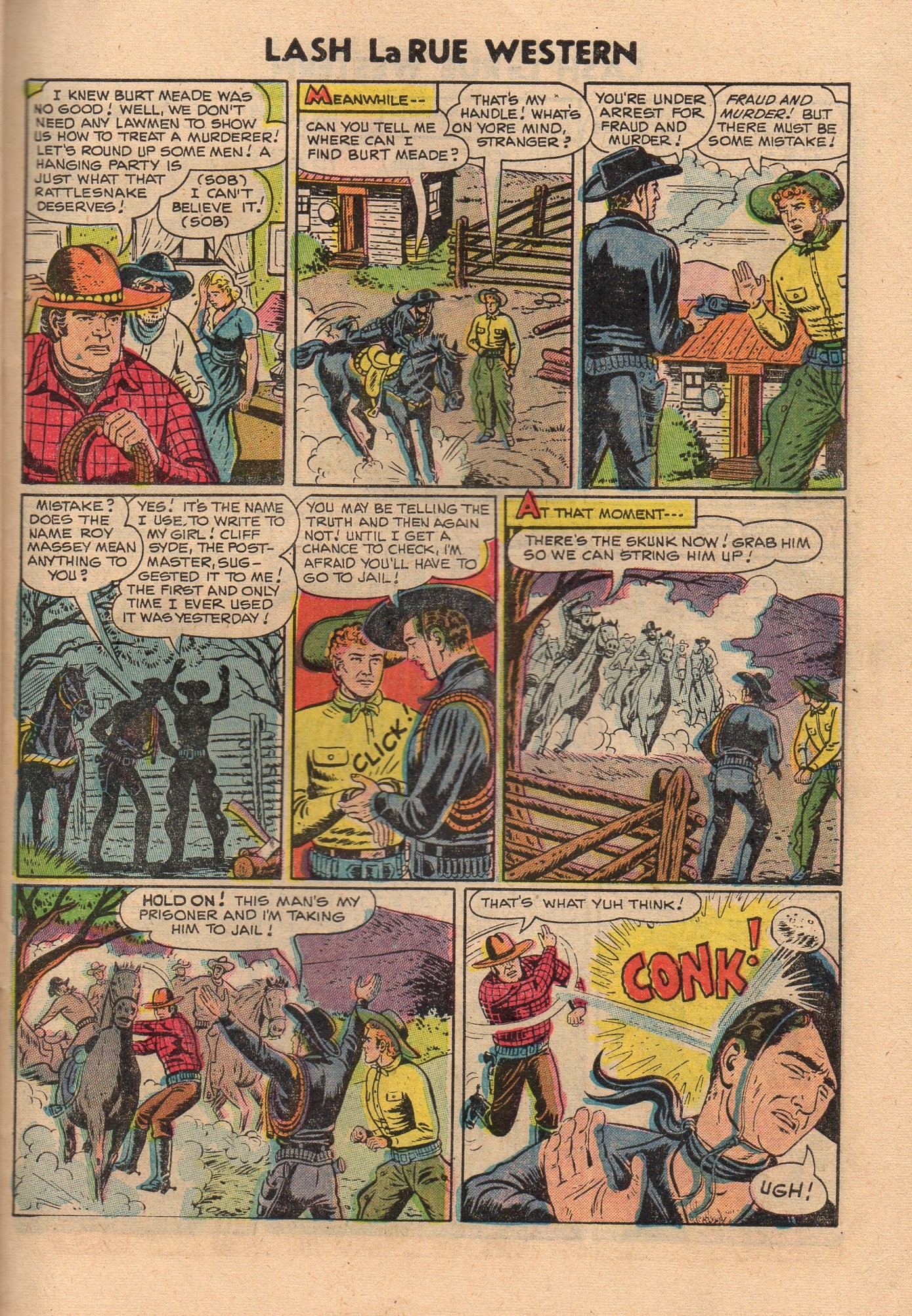 Read online Lash Larue Western (1949) comic -  Issue #50 - 27