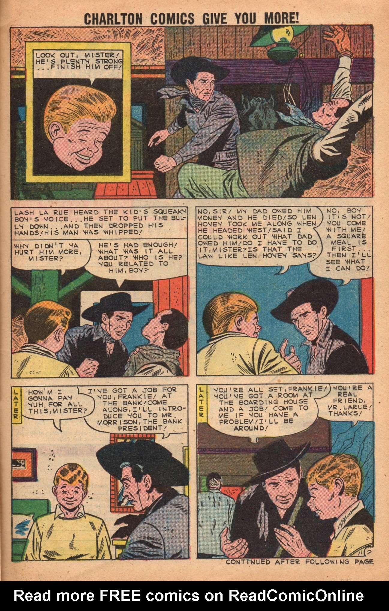 Read online Lash Larue Western (1949) comic -  Issue #81 - 21