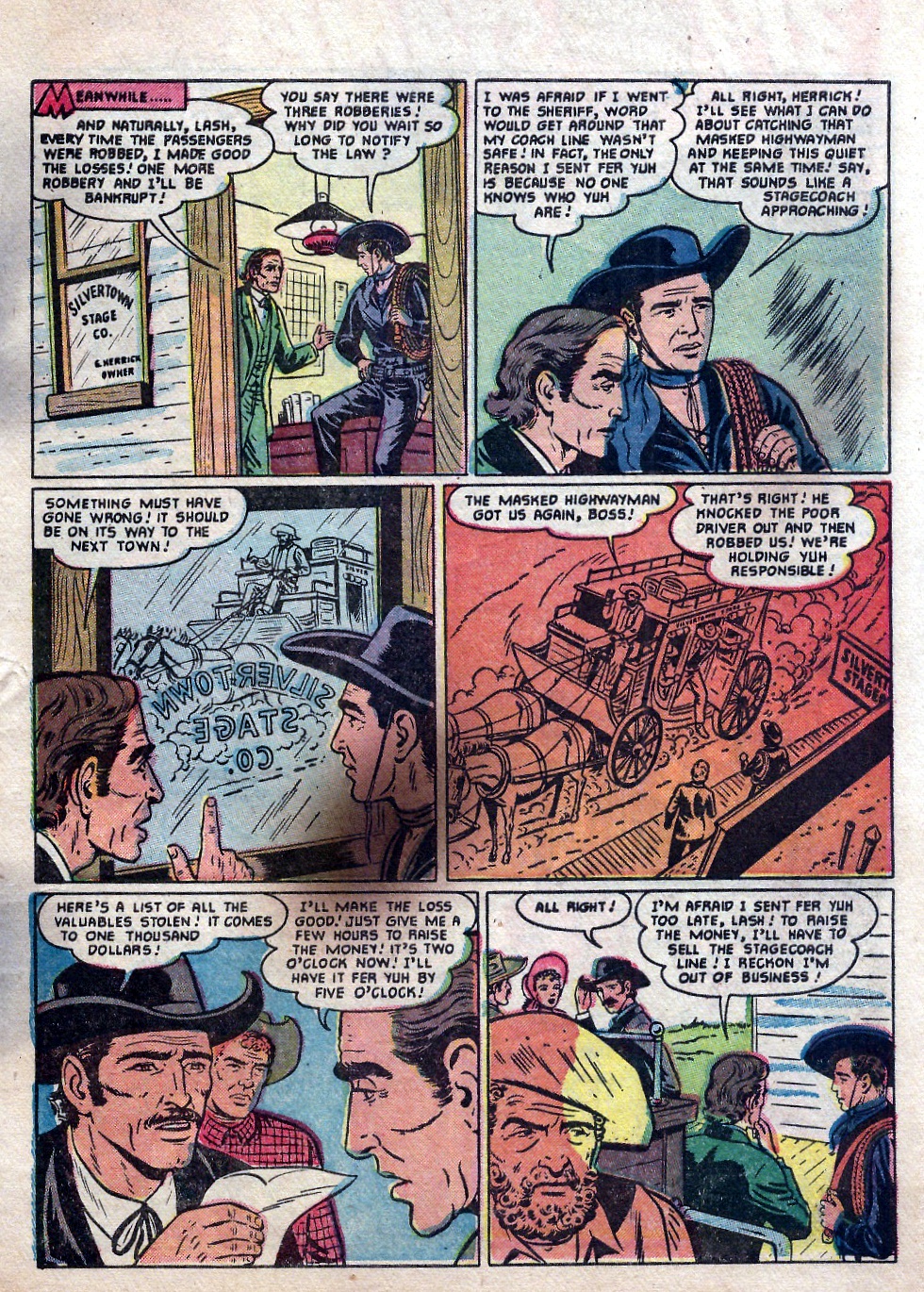 Read online Lash Larue Western (1949) comic -  Issue #55 - 6