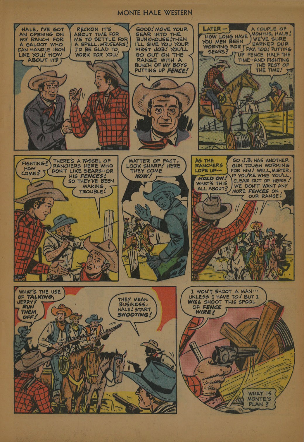Read online Monte Hale Western comic -  Issue #45 - 6